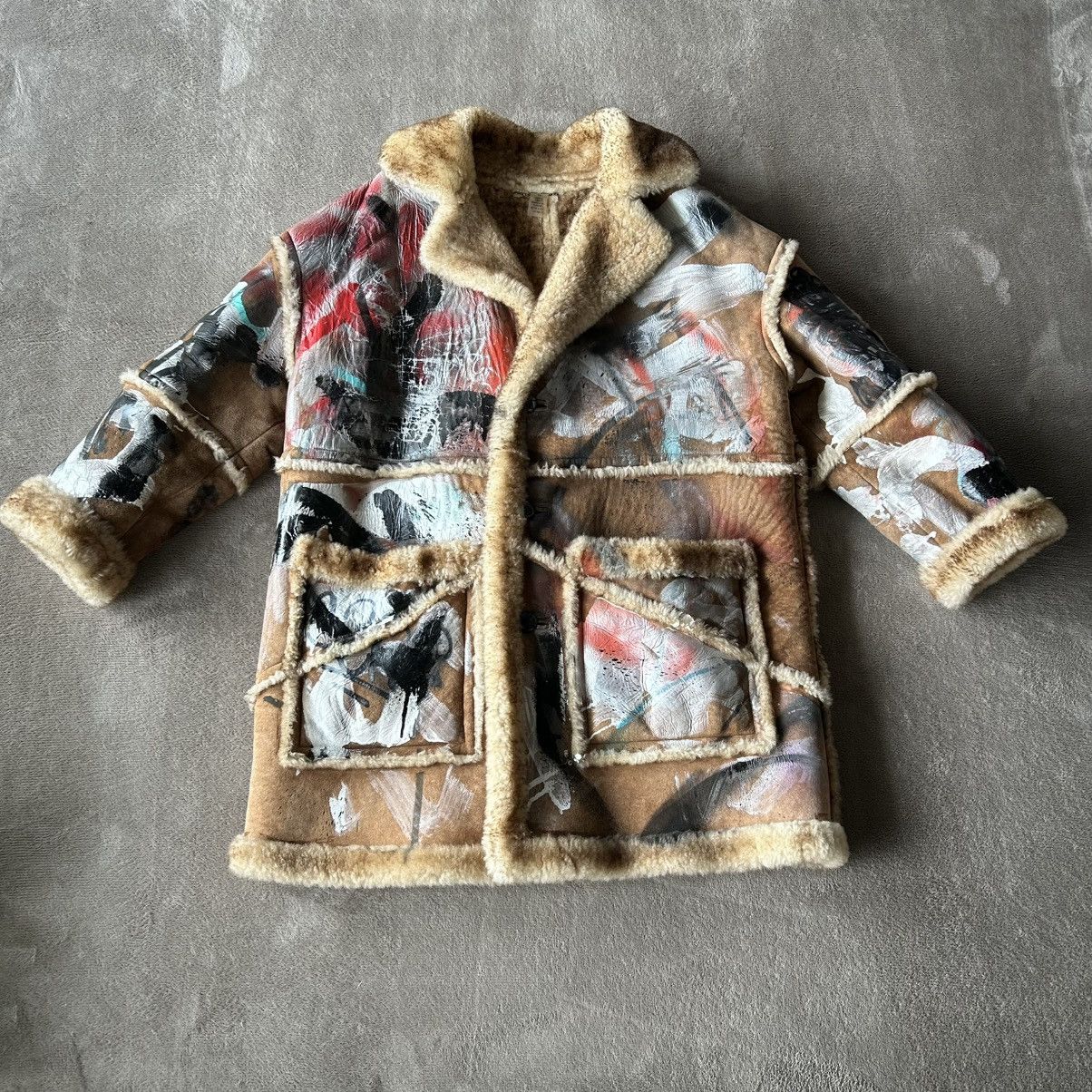 Coach Final Price ⚡ COACH × Mint+Serf One-of-a-Kind Shearling Coat Size US L / EU 52-54 / 3 - 1 Thumbnail