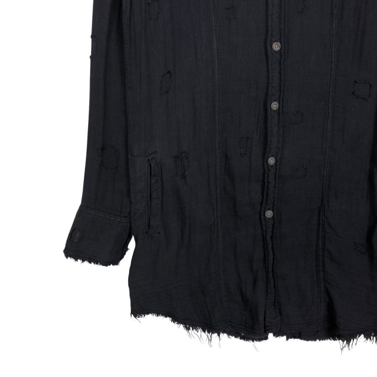 In The Attic 📌Rich Black Shirt Button Jacket In The Attic Punk Design Size US L / EU 52-54 / 3 - 5 Thumbnail
