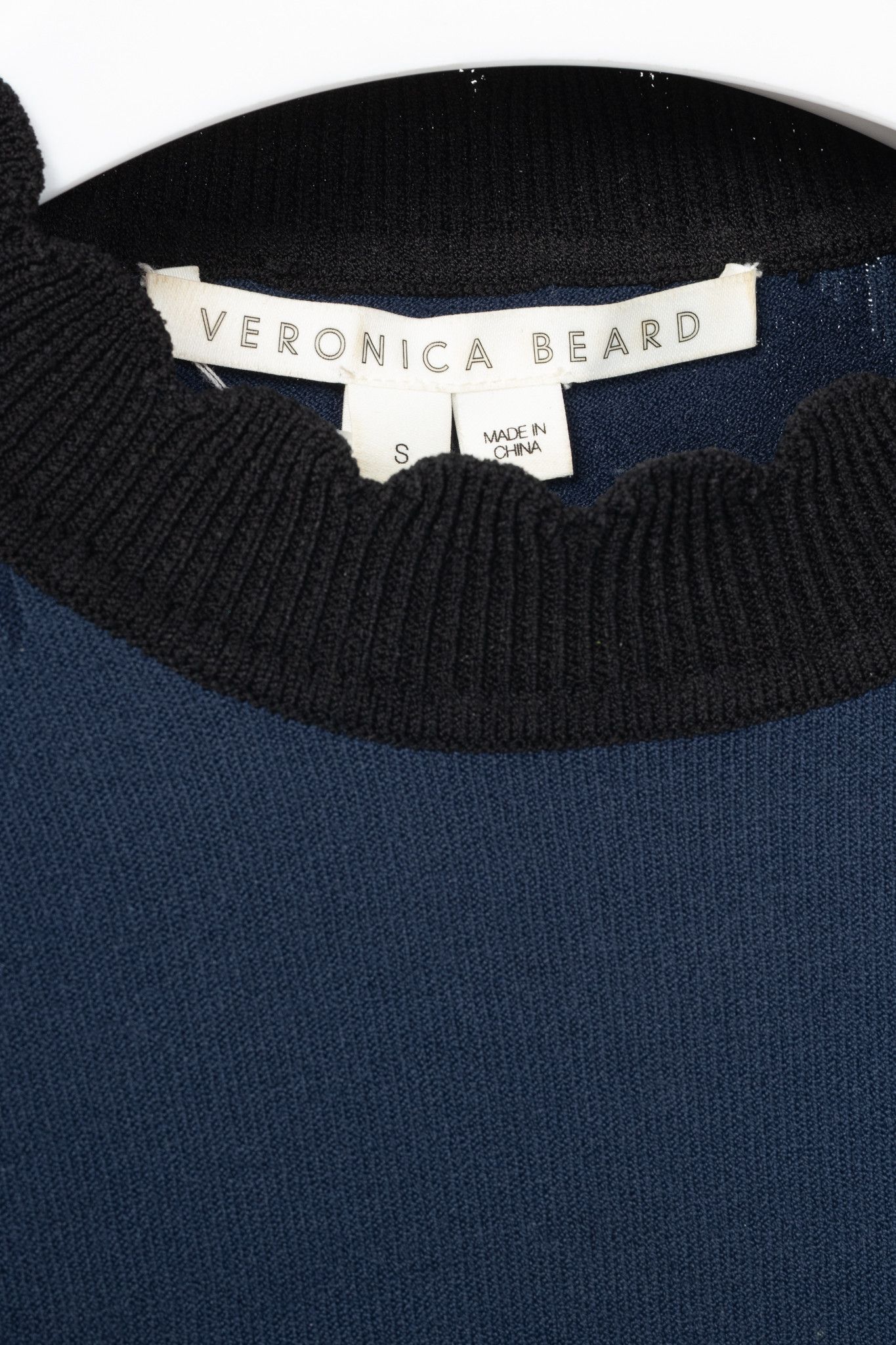 Veronica Beard Veronica Beard Roy Navy Mix-Media Sweater Size S / US 4 / IT 40 - 4 Thumbnail