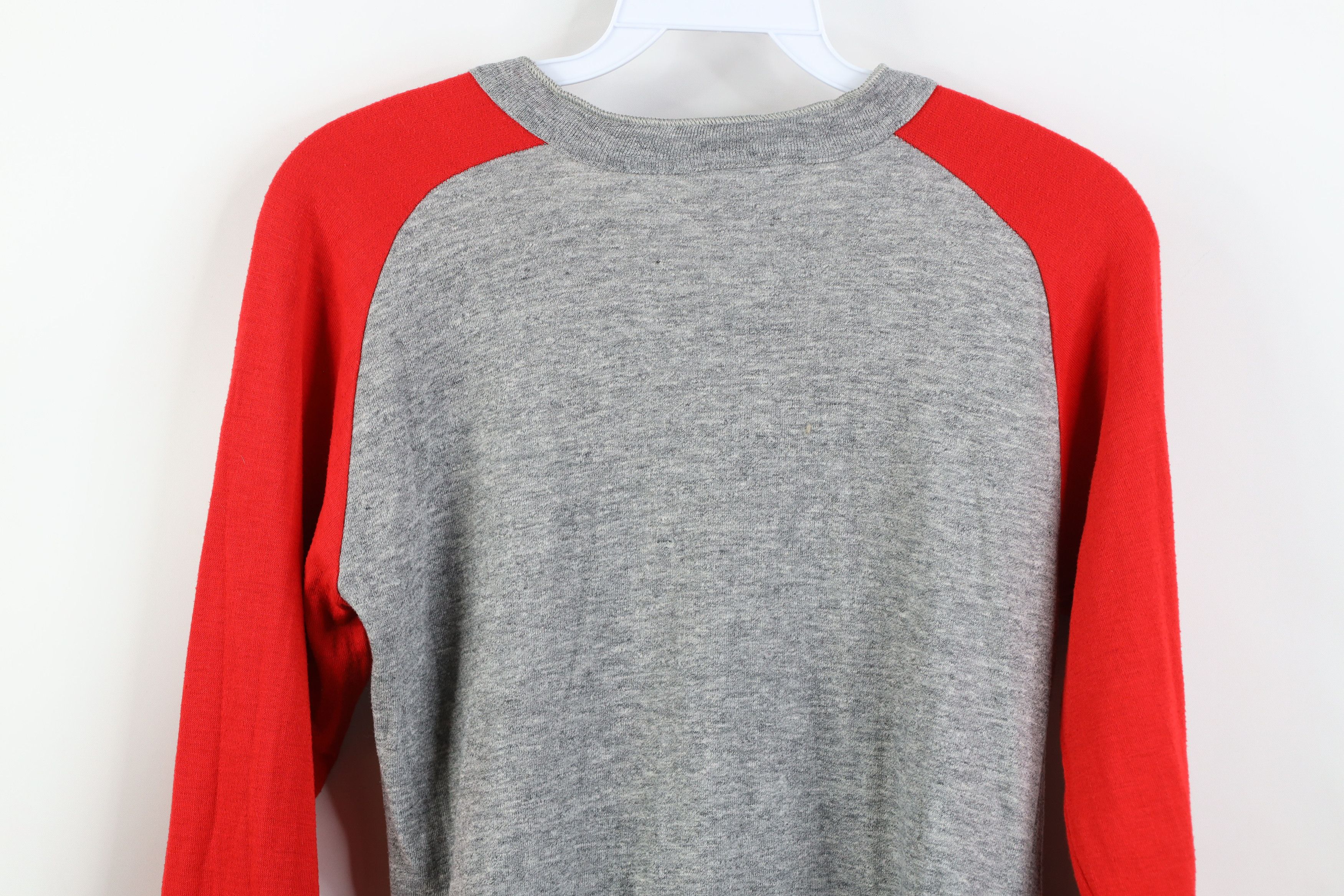 Vintage Vintage 70s Wall Thermal Knit Raglan Henley T-Shirt USA Size US L / EU 52-54 / 3 - 12 Thumbnail