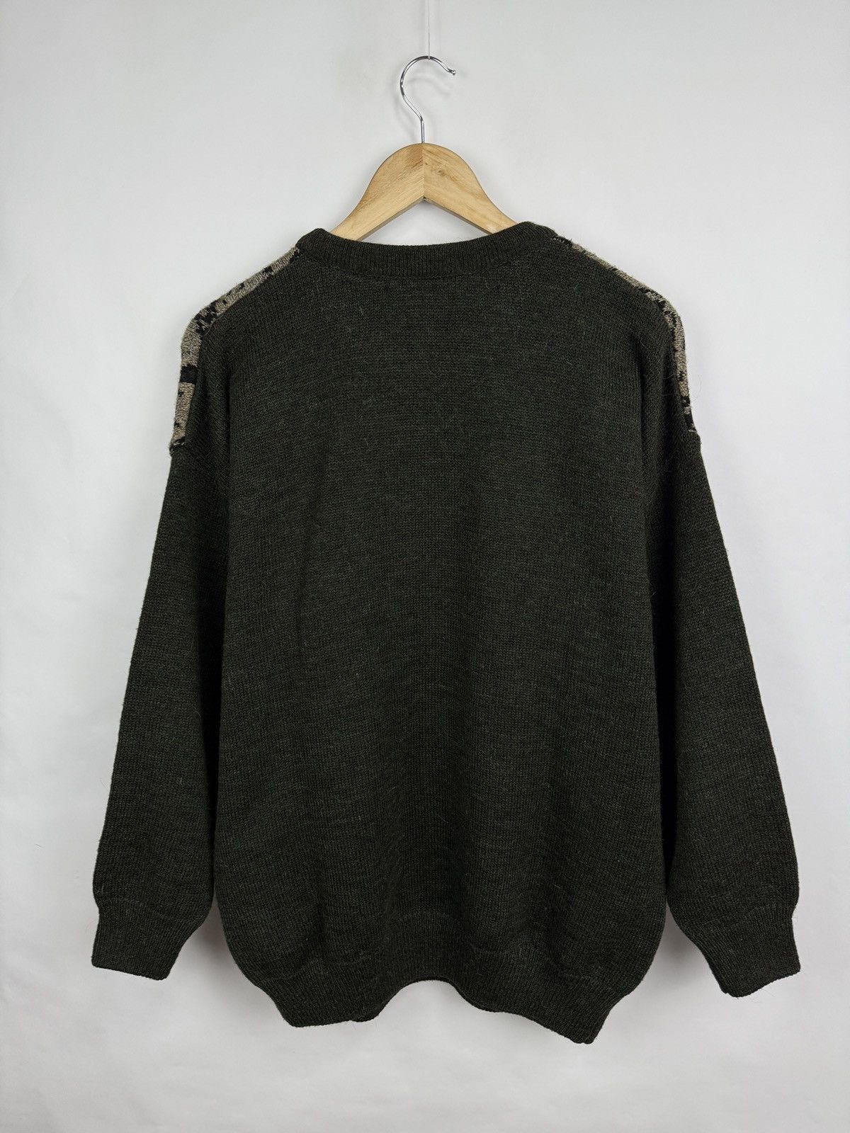 Carlo Colucci 🇬🇧 Vintage 90s Peter Gribby Hunting Sweater Retro Rare Size US L / EU 52-54 / 3 - 8 Thumbnail