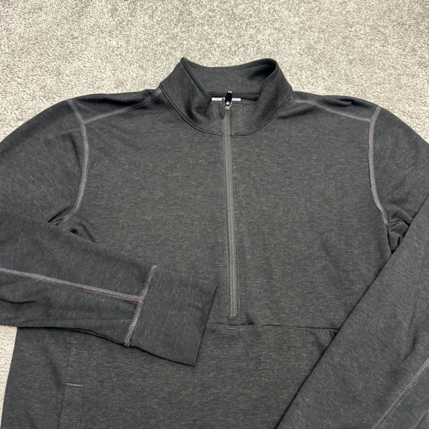 Prana Prana Jarvis 1/2 Zip Wool Blend Pullover Jacket Mens Small Gray Pockets Outdoor Size US S / EU 44-46 / 1 - 4 Thumbnail