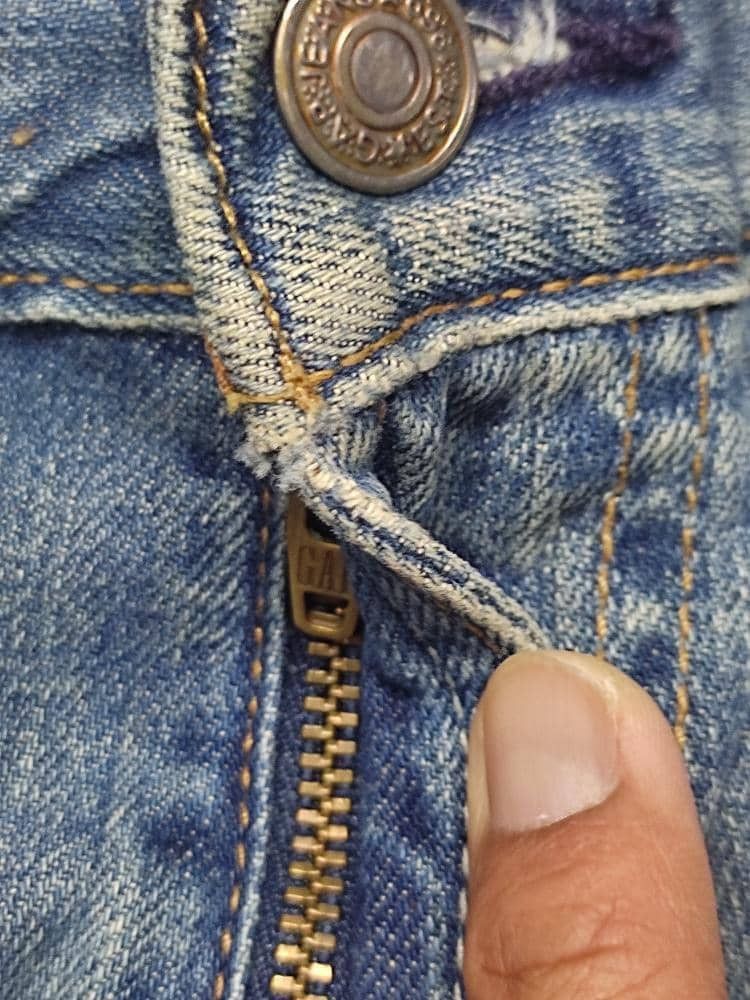 Gap GAP VINTAGE JEANS BOOT FIT DISTRESSED DENIM BAGGY Size US 37 - 5 Thumbnail
