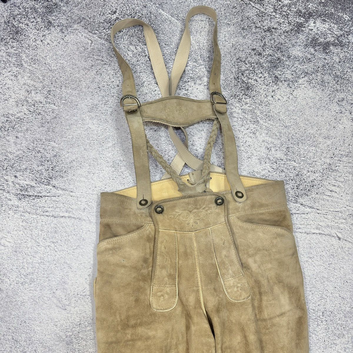 Vintage Authentic Vintage Lederhosen - Size 48 - 32 Size US 32 / EU 48 - 3 Thumbnail