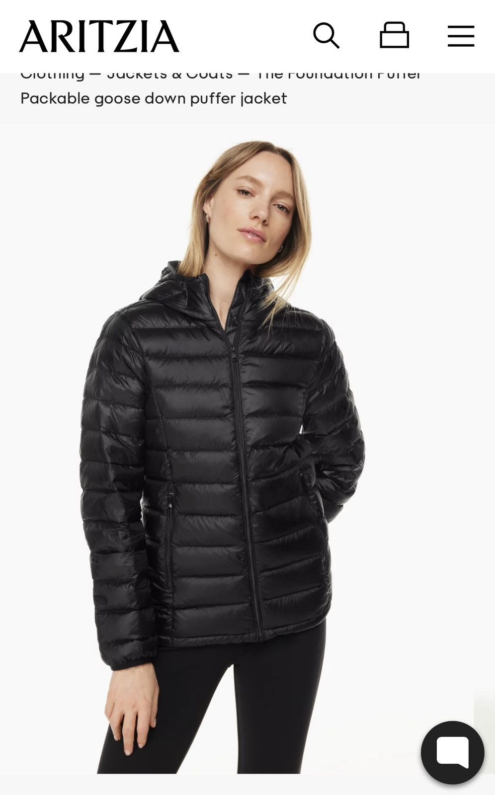 Aritzia Aritzia Puffer Jacket Grailed
