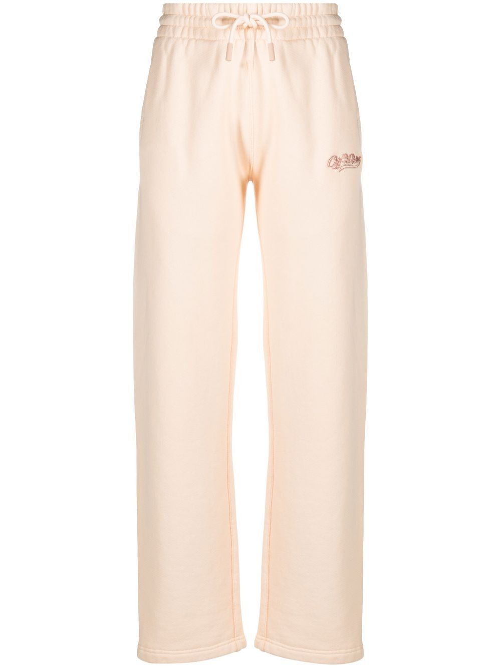 Off-White o1gr1nt0425 Embr Baseball Logo Tapered Sweatpant in Nude Size 30" / US 8 / IT 44 - 1 Preview
