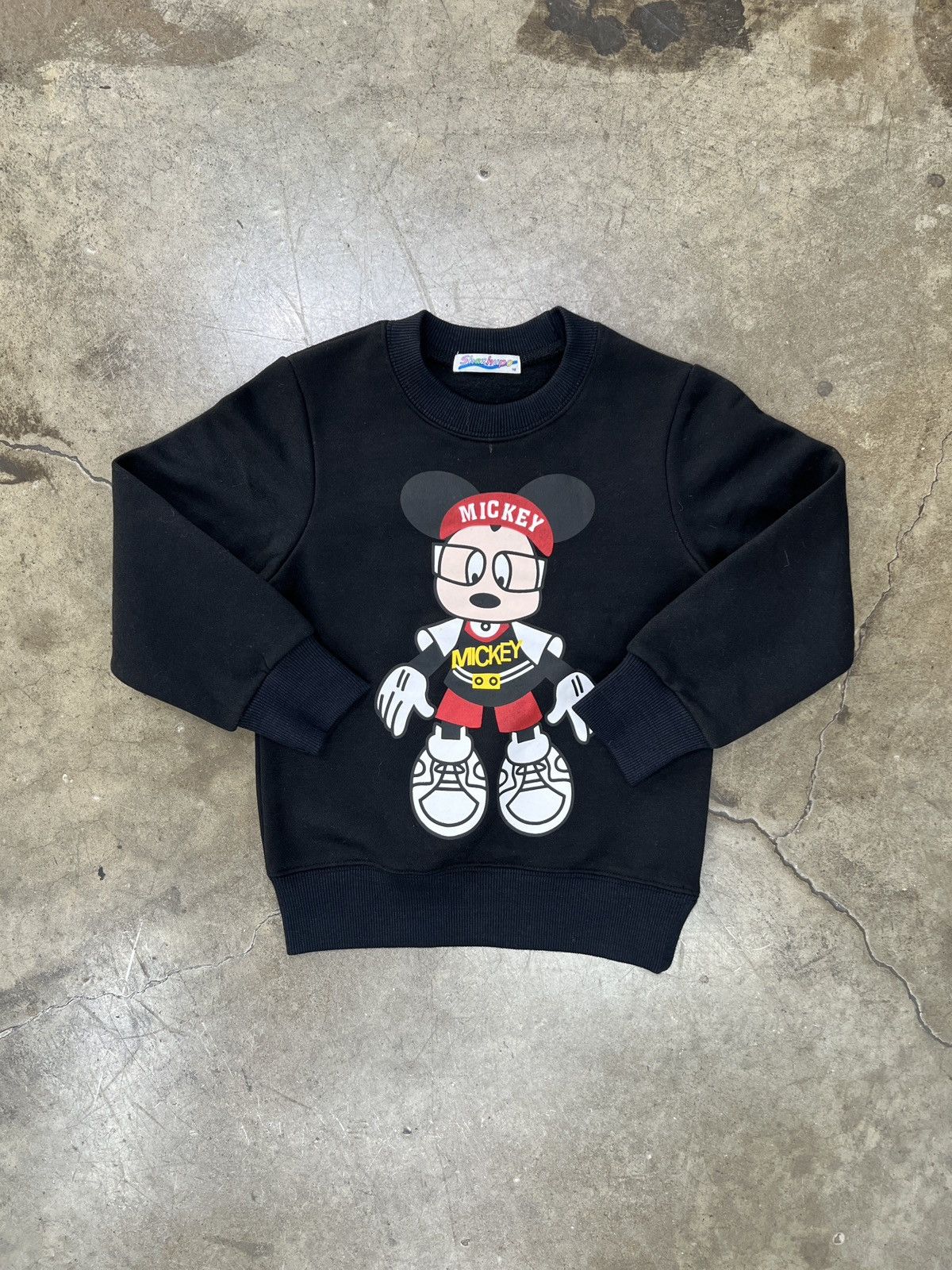Disney Vintage Mickey Mouse Sneakers Mickey Crewneck Youth Small Size US XS / EU 42 / 0 - 2 Thumbnail