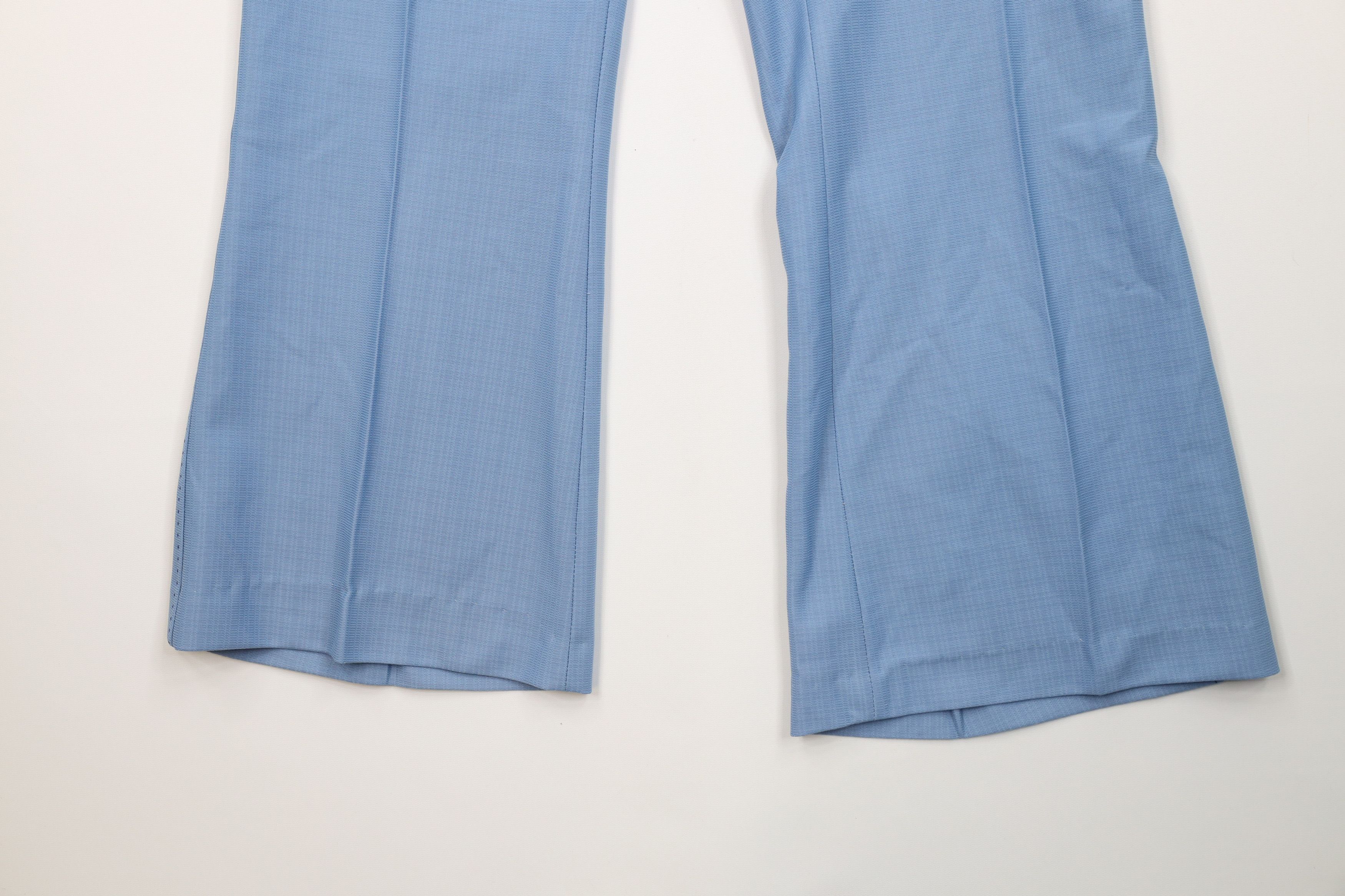 Vintage Vintage 50s 60s Streetwear Bell Bottoms Pants Carolina Blue Size US 34 / EU 50 - 4 Thumbnail