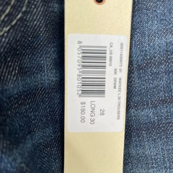 Diesel Diesel Waykee Men’s Jeans Size 28x30 Regular Straight Fit Da Size US 28 / EU 44 - 7 Thumbnail