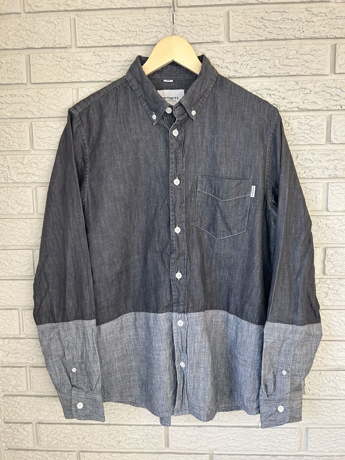 Carhartt Carhartt Work In Progress Button Up L/S Morton Shirt Size US L / EU 52-54 / 3 - 1 Thumbnail
