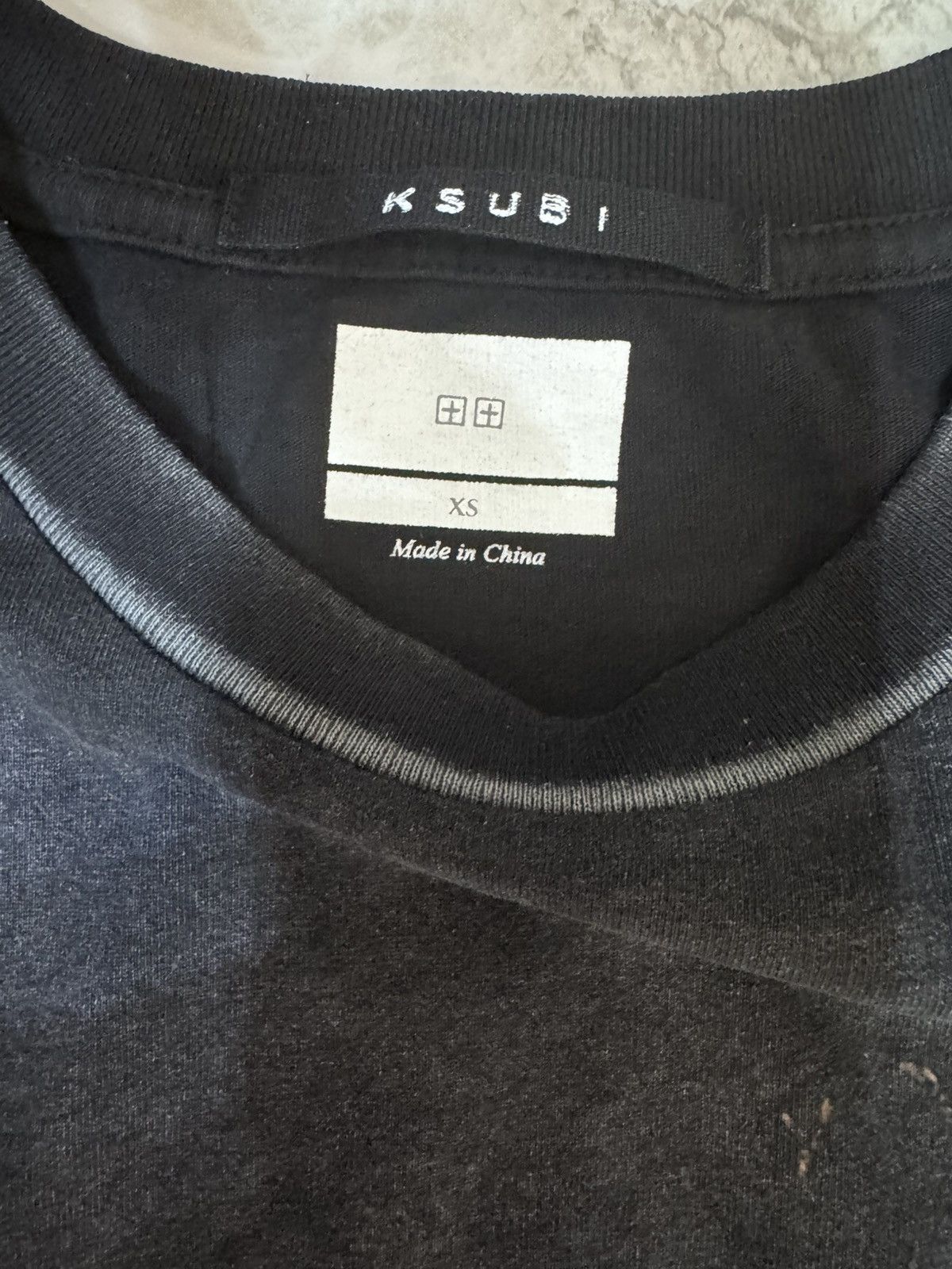 999 Club × Ksubi 999 WRLD Biggie Short-Sleeve Tee Faded Black Size US XS / EU 42 / 0 - 4 Thumbnail