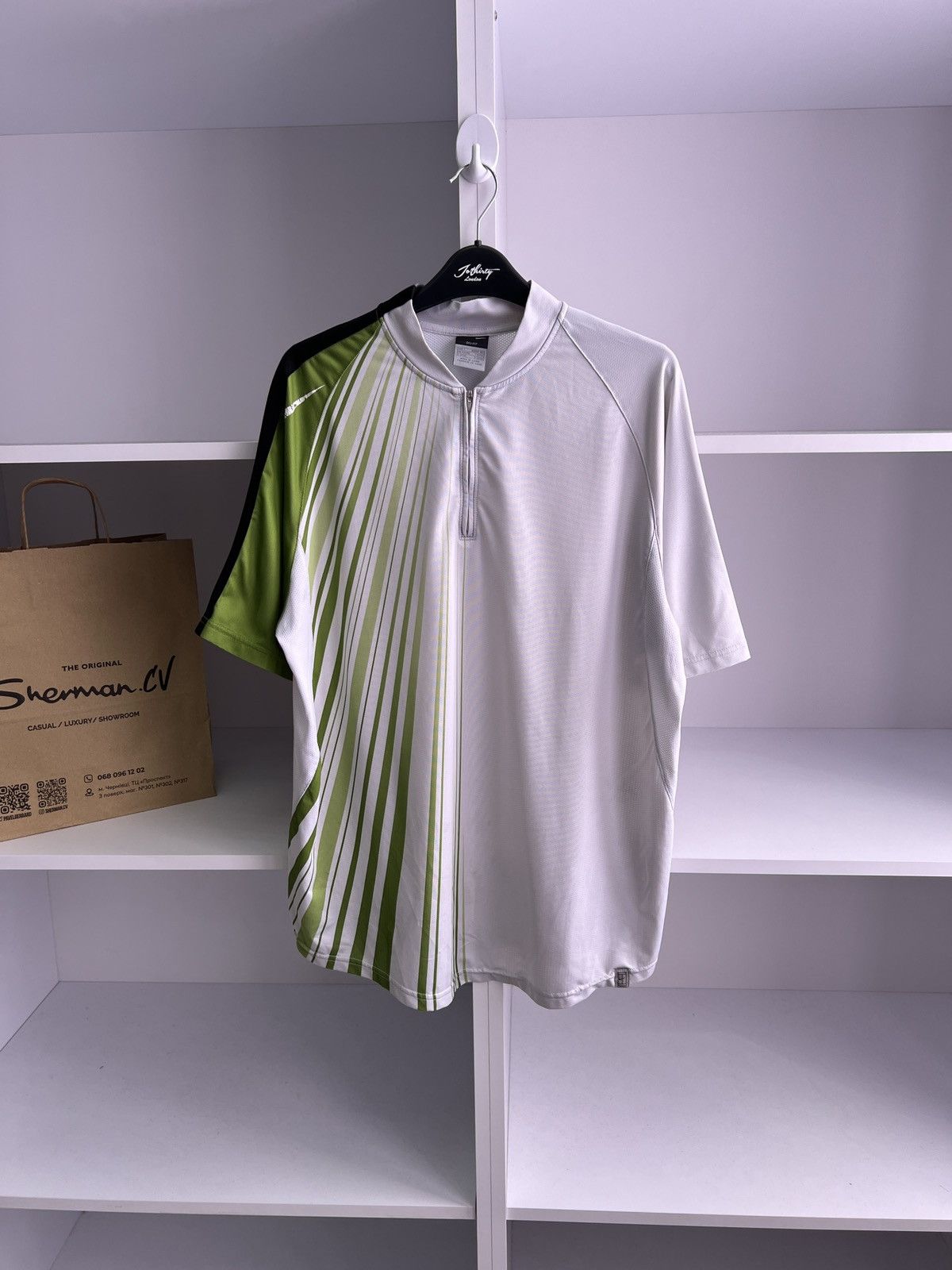 Nike × Vintage Vintage Nike Dri Fit Tennis Jersey Size US L / EU 52-54 / 3 - 1 Thumbnail