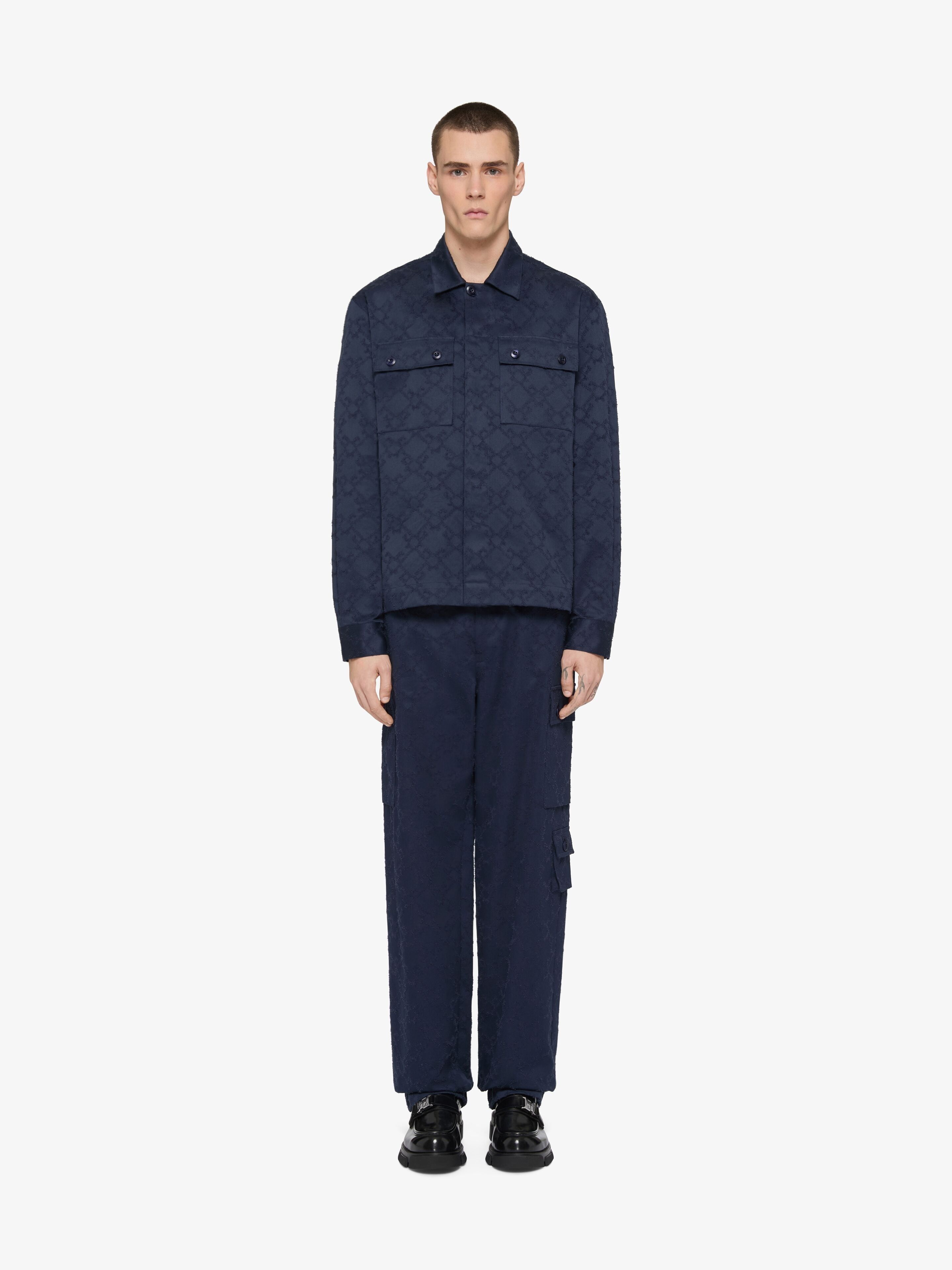 Givenchy o1w1db10326 Cargo Trousers in Blue Size US 38 / EU 54 - 2 Thumbnail