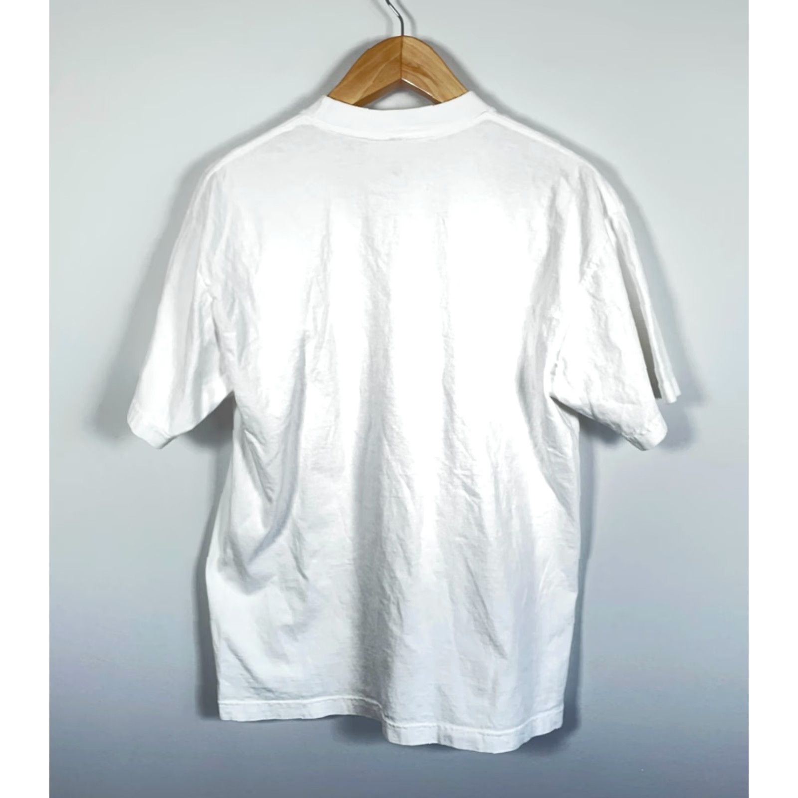 Vintage Inaka Power T-Shirt Adult Large White Bear Graphic Print Jersey 100% Cotton Crew Neck Short Sleeve Logo Retro Mens Size US L / EU 52-54 / 3 - 2 Thumbnail