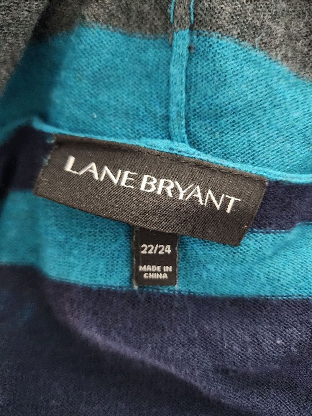 Other Women's Lane Bryant Cardigan, 22/24, Teal Size 3XL / US 20-22 - 4 Thumbnail