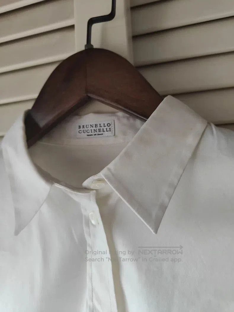 Brunello Cucinelli Brunello Cucinelli Classic Shirt. Size US XS / EU 42 / 0 - 2 Thumbnail