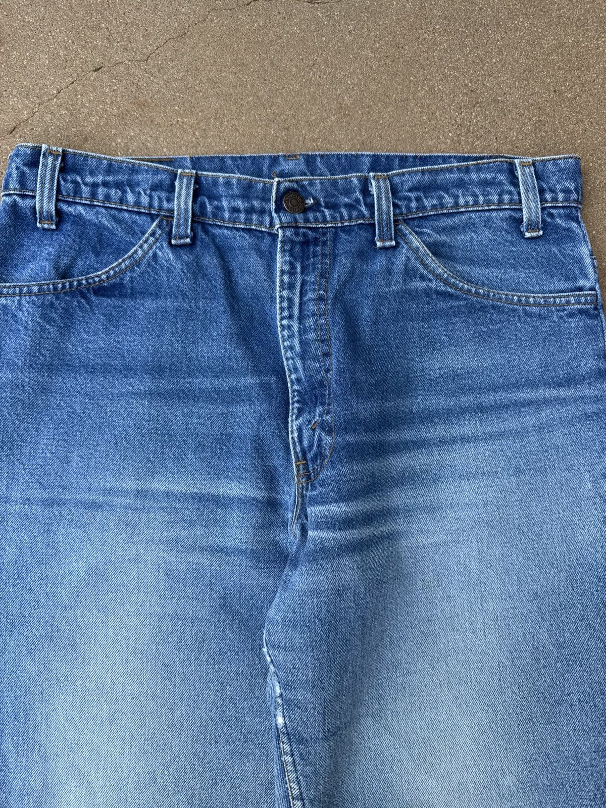 Levi's Vtg 80’s Levi’s 646 Orange Tab Bellbottom Flare Jeans 34x28 Size US 34 / EU 50 - 4 Thumbnail