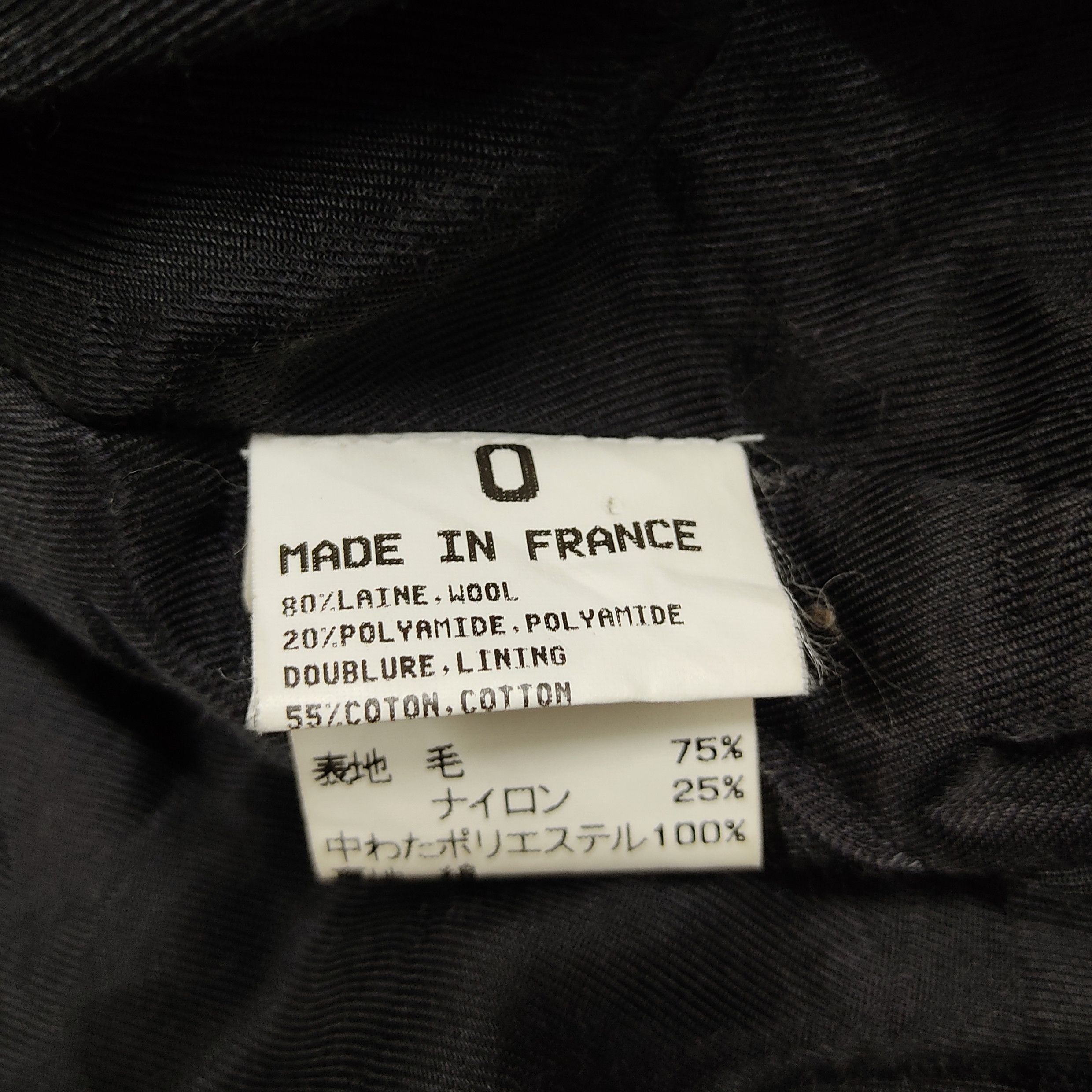 agnes b. Agnes B. Homme Paris Dark Grey Wool Jacket Size US M / EU 48-50 / 2 - 10 Thumbnail