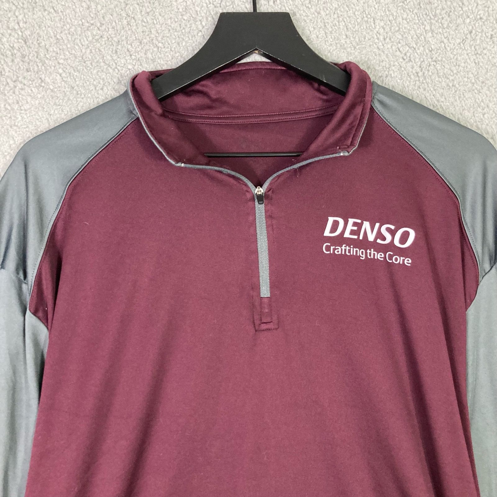 Other Men's Colosseum Denso Maroon/Gray Quarter-Zip Jacket Sz XXL Size US XXL / EU 58 / 5 - 6 Thumbnail