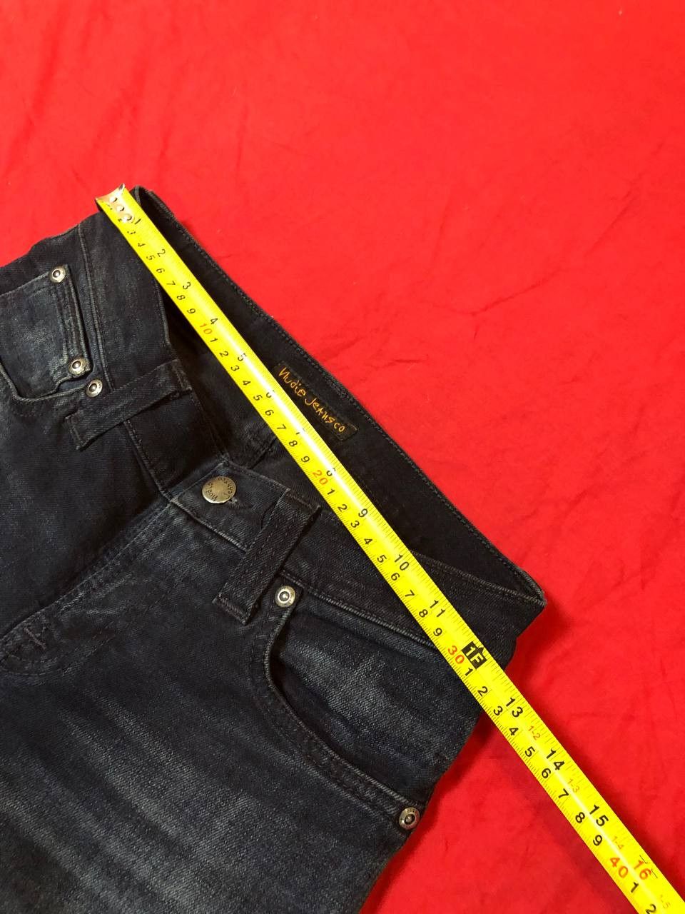 Nudie Jeans NUDIE Wash Denim Regular Skinny Straight jeans Size 25" / US 0 / IT 36 - 9 Thumbnail
