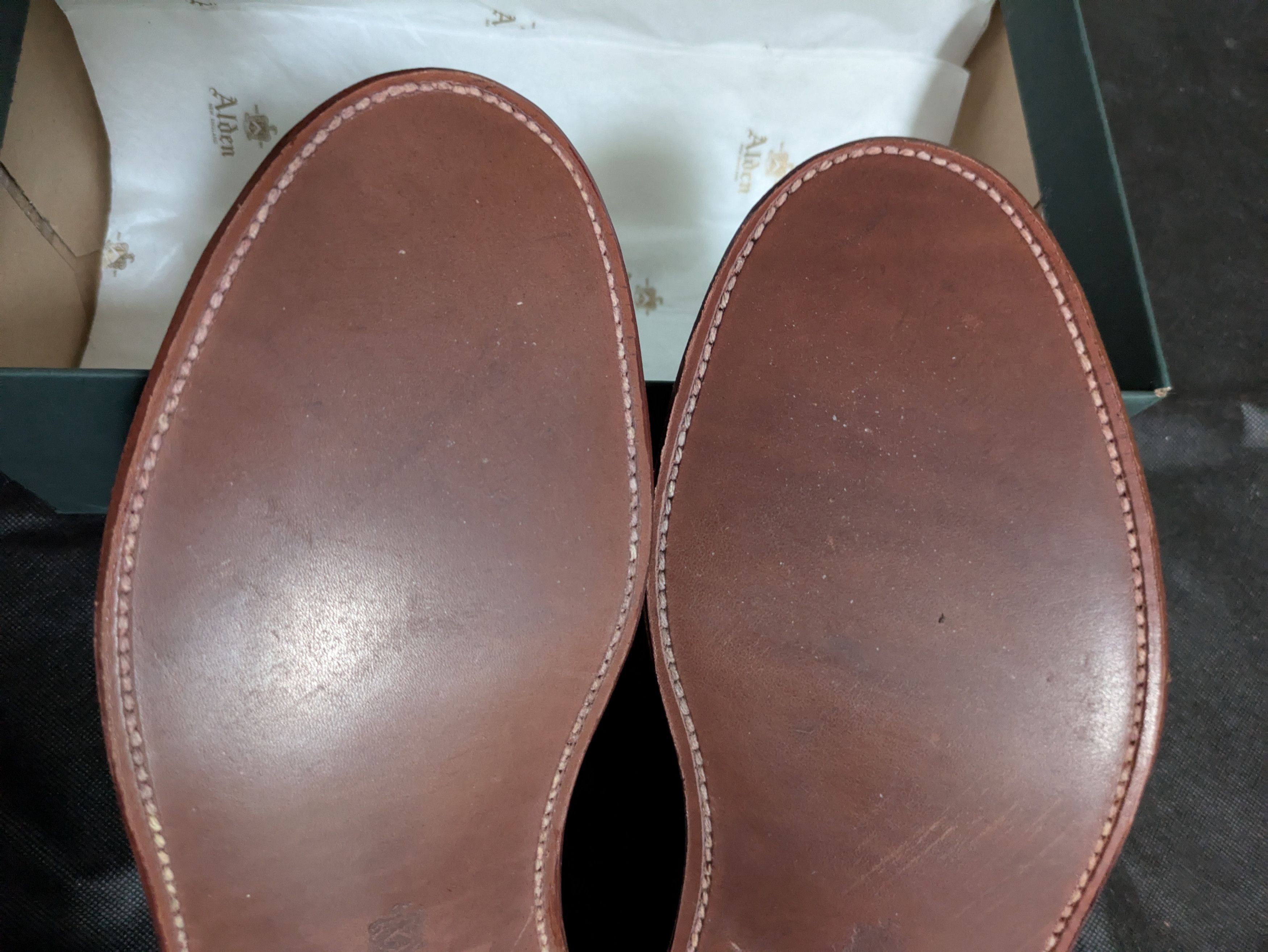 Alden Alden Plain Toe Blucher in Snuff Suede, 8D Size US 8 / EU 41 - 10 Thumbnail