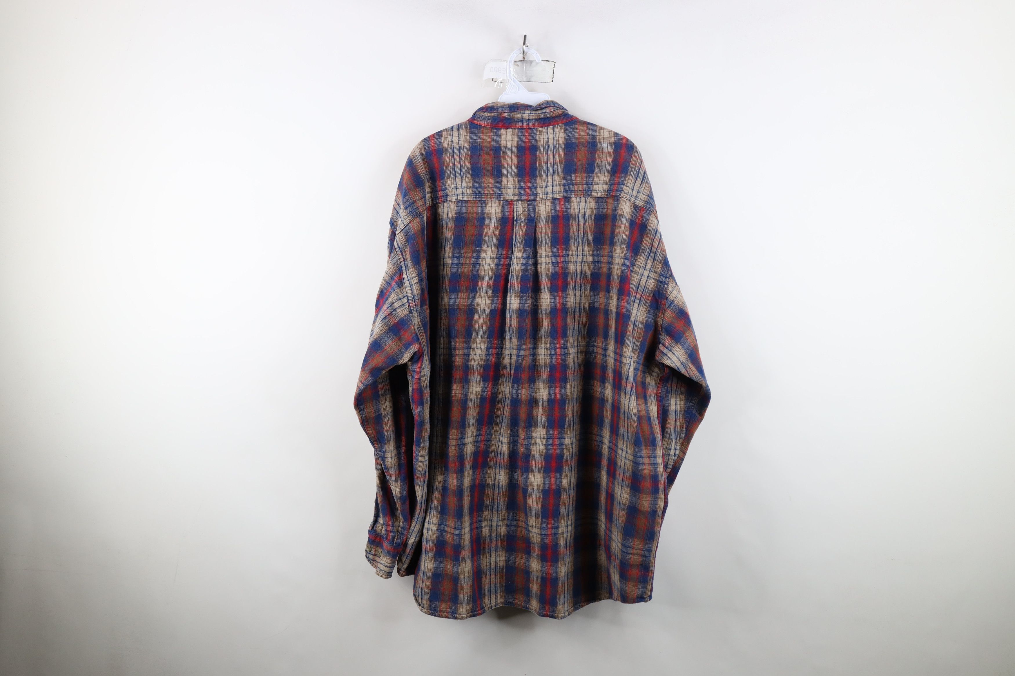 Cabelas Vintage Cabelas Heavyweight Flannel Button Down Shirt Plaid Size US XXL / EU 58 / 5 - 10 Thumbnail