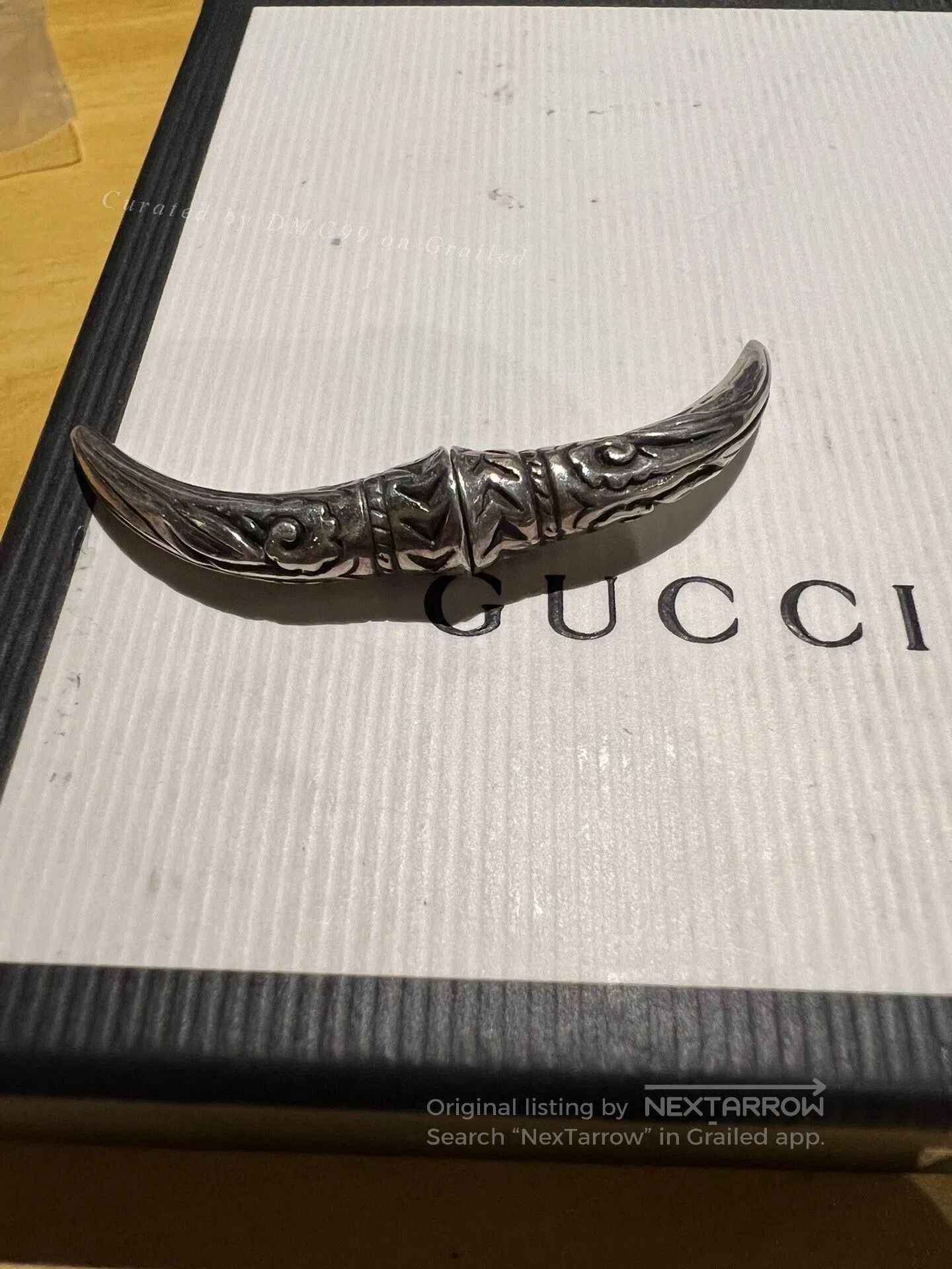 Gucci Gucci Archive Silver Nose Ring. Size ONE SIZE - 1 Thumbnail