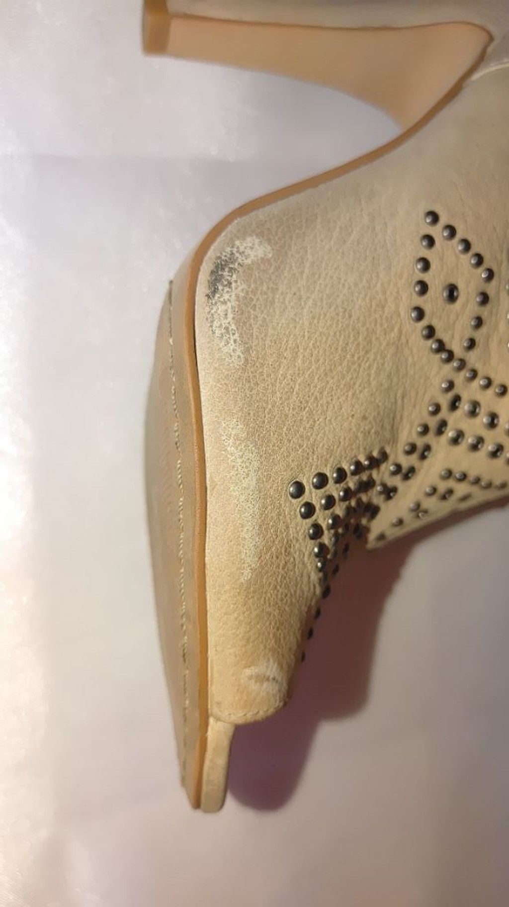 Vince Camuto Women's Vince Camuto Kanster Leather Peep Toe Booties Size 6 Size US 6 / IT 36 - 12 Thumbnail