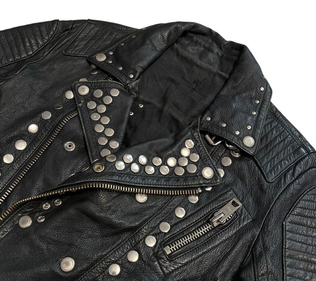 If Six Was Nine × Japanese Brand × Le Grande Bleu (L.G.B.) Japanese studded biker Leather jacket Size US M / EU 48-50 / 2 - 3 Thumbnail