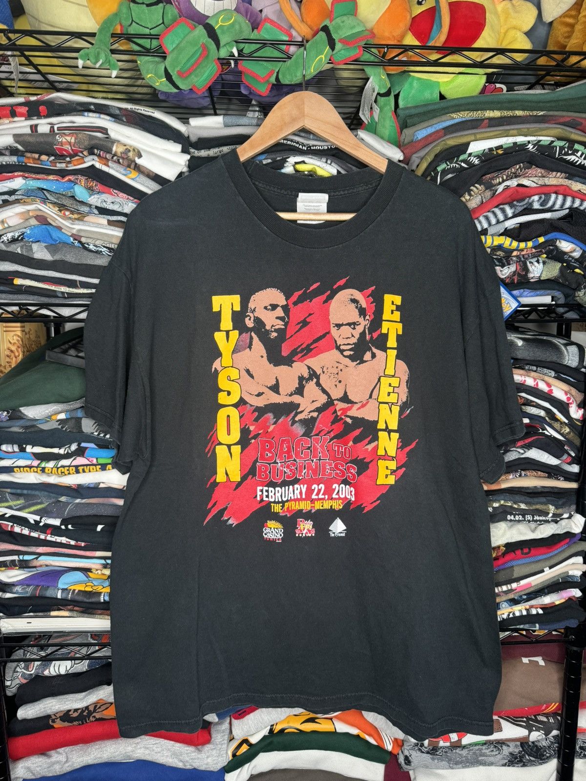 Vintage Vintage 2003 Mike Tyson vs Clifford Etienne Boxing XL Tee Size US XL / EU 56 / 4 - 1 Thumbnail
