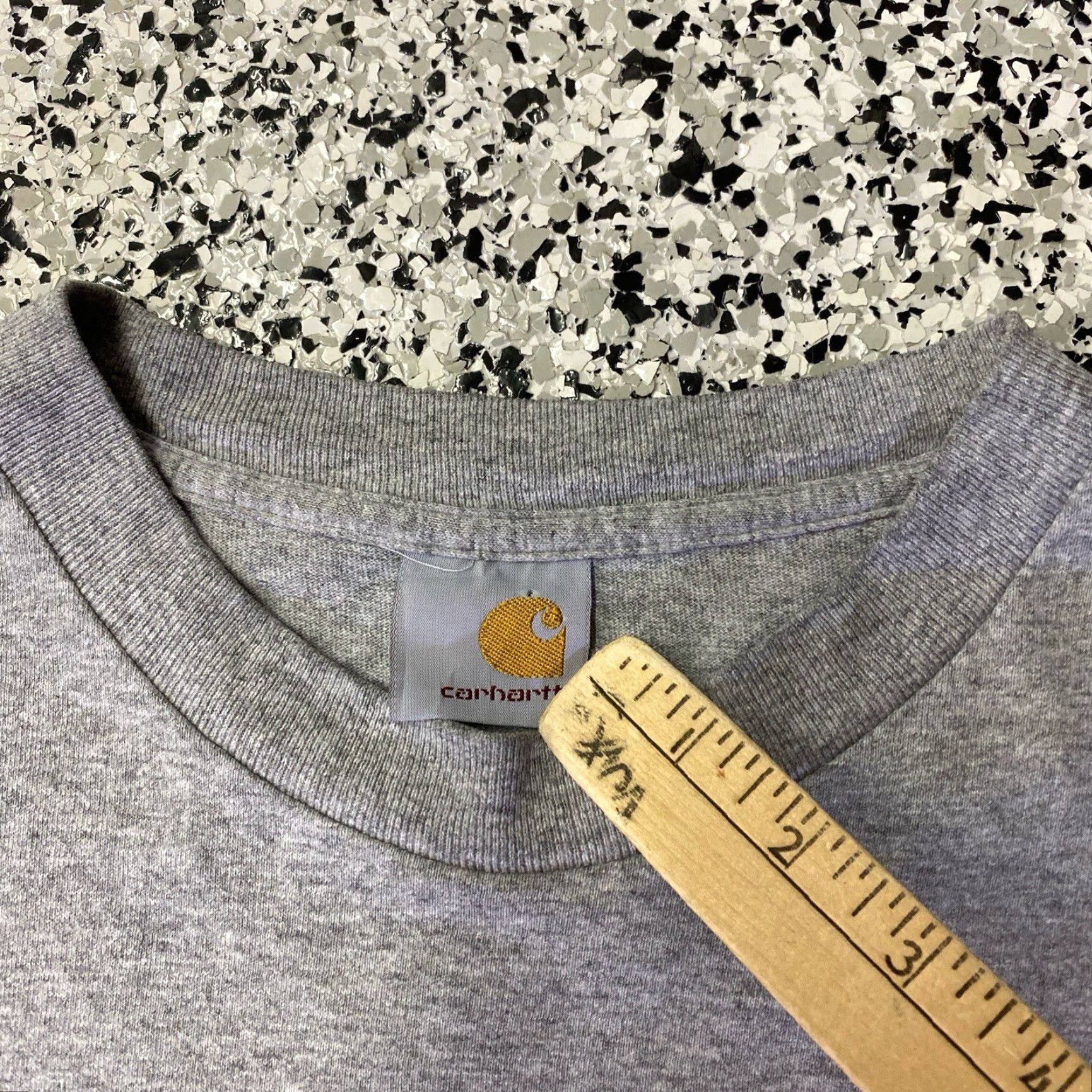 Carhartt VINTAGE Carhartt Mens XL Grey Pocket Long Sleeve T-Shirt Size US XL / EU 56 / 4 - 3 Thumbnail