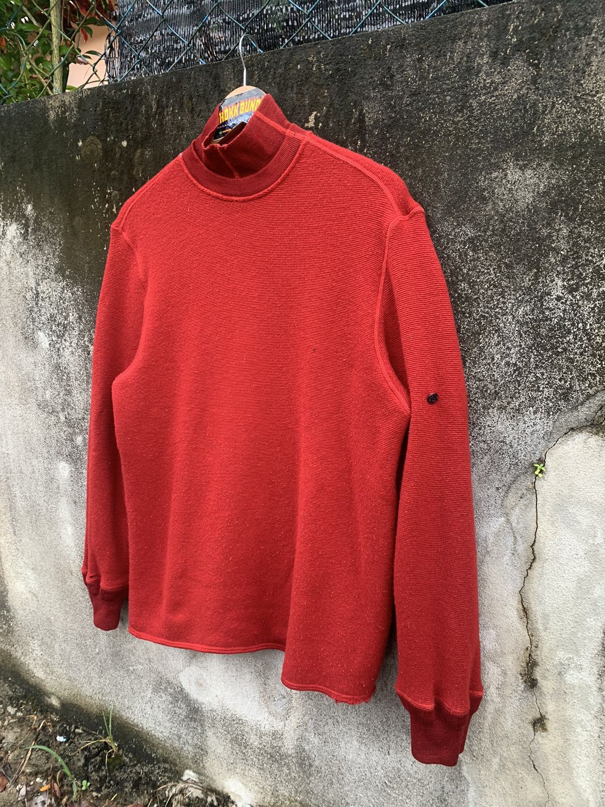 Stone Island × Vintage Vintage 90s Stone Island Pullover Knit Size US L / EU 52-54 / 3 - 2 Thumbnail
