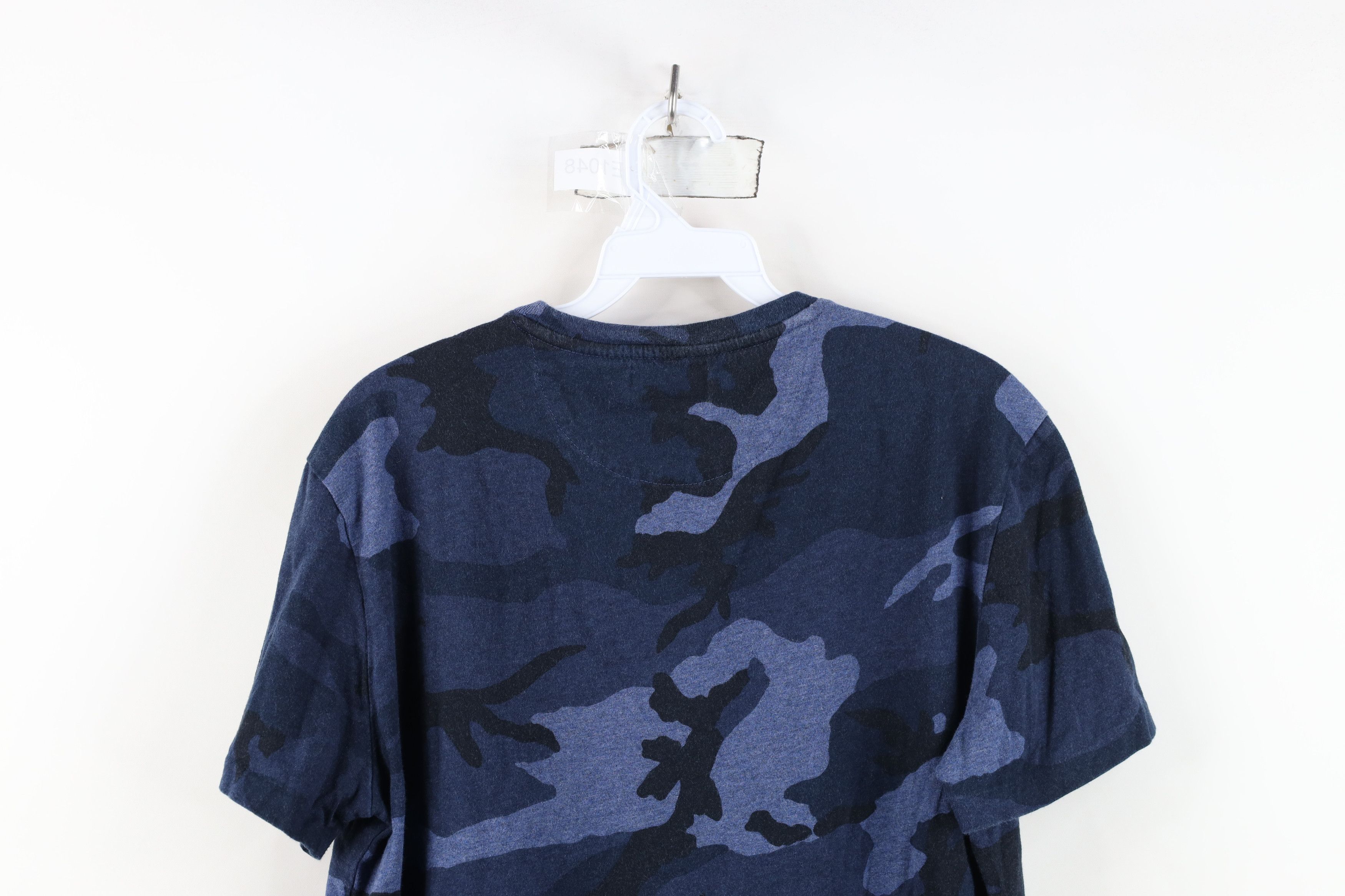 Ralph Lauren Vintage Y2K Ralph Lauren Camouflage Pocket T-Shirt Blue Size US M / EU 48-50 / 2 - 11 Thumbnail