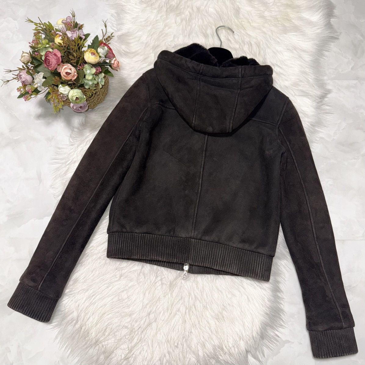 Loewe Authentic LOEWE Hooded Full-Fur Lined Leather Jacket 34 Size XS / US 0-2 / IT 36-38 - 4 Thumbnail