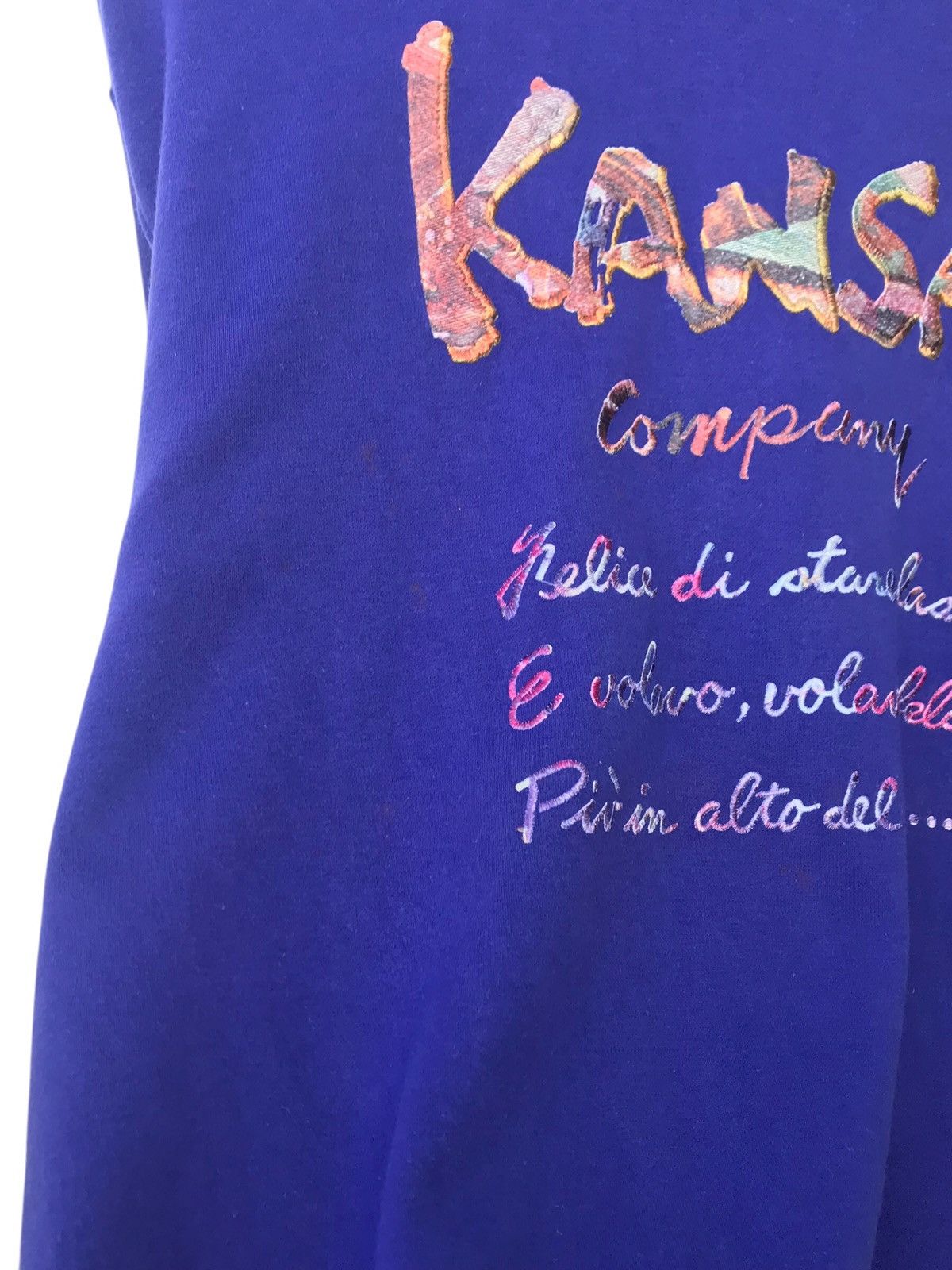 Kansai Yamamoto Kansai Yamamoto Kansai O2 Spellout Sweatshirt - STAINS Size US M / EU 48-50 / 2 - 3 Thumbnail
