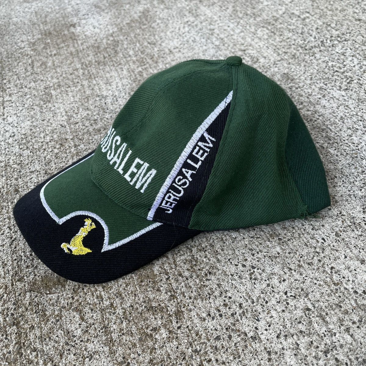 Vintage Vintage Jerusalem Green Baseball Hat Y2K 00’s Size ONE SIZE - 2 Thumbnail