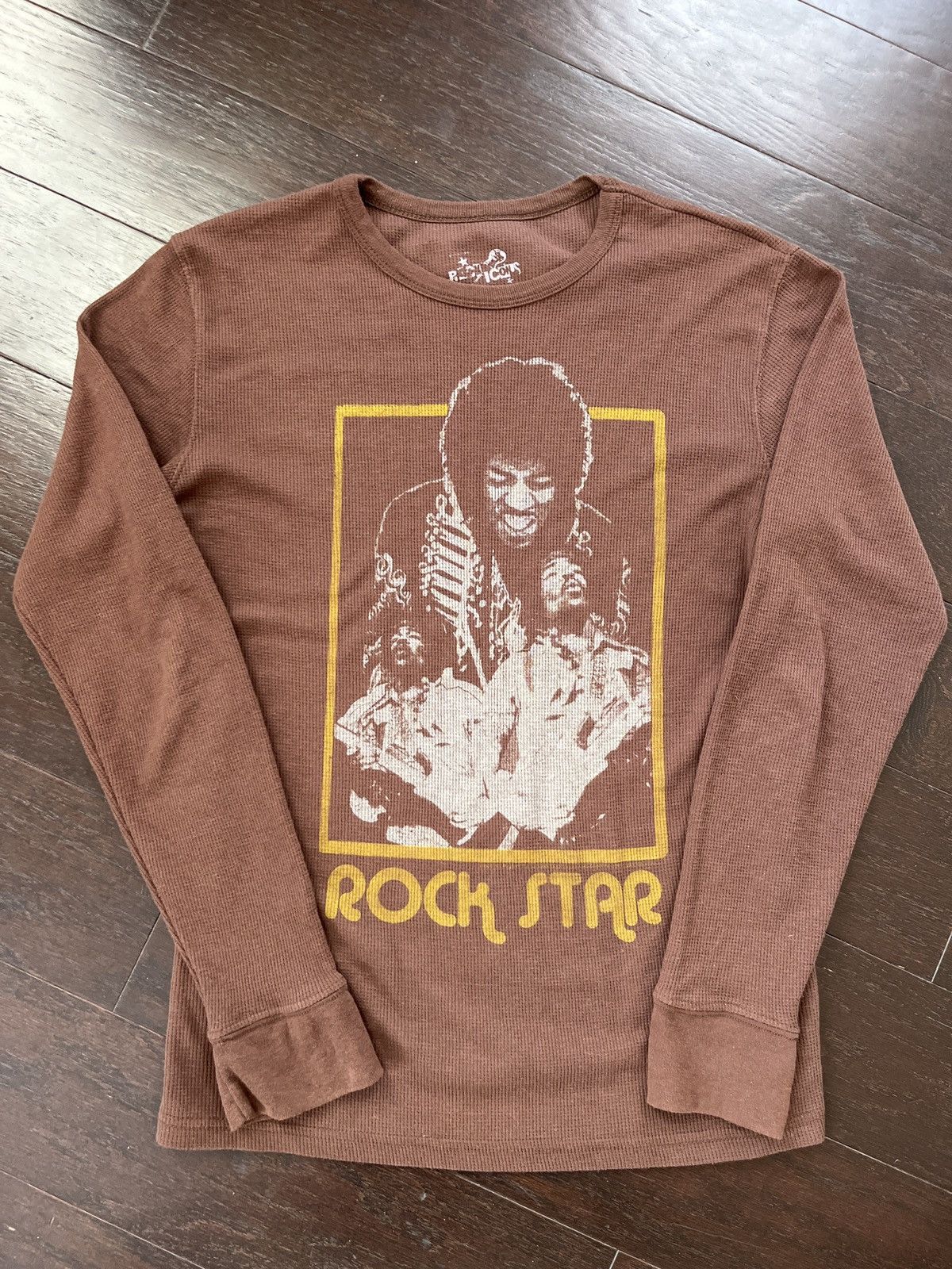 Band Tees Y2K Rockstar Rock Icons Waffle Longsleeve jimmy Hendrix 70s Size US M / EU 48-50 / 2 - 1 Thumbnail