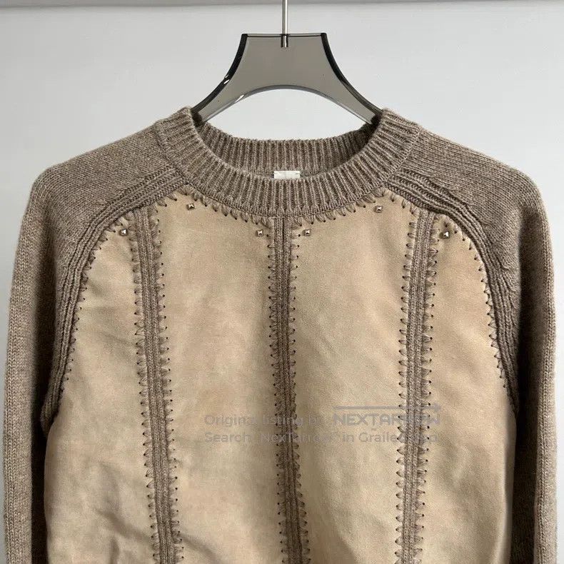 Hermes Hermes Leather Patched Knit Set Size XXS / US 00 / IT 34 - 7 Thumbnail