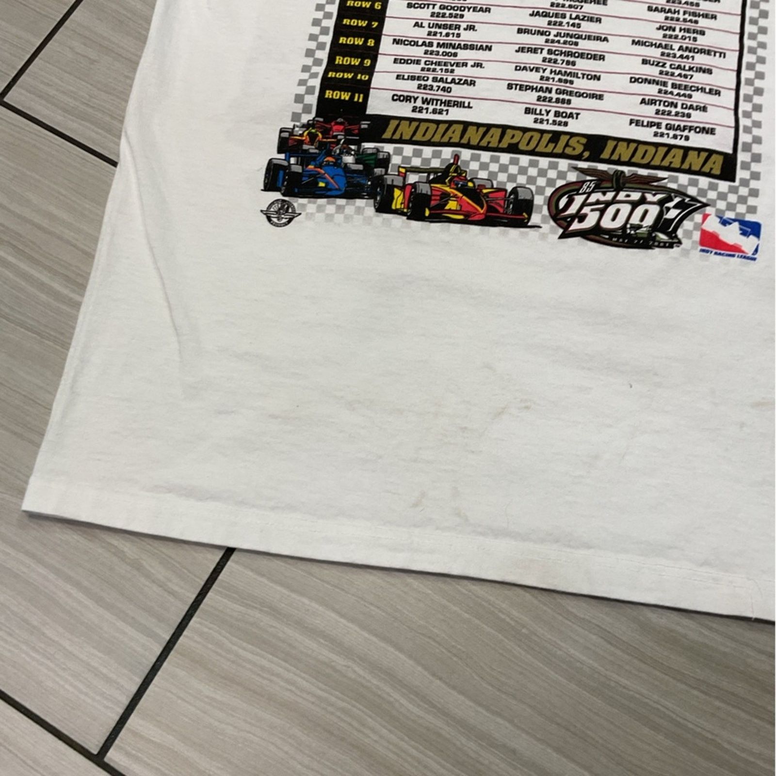 Jerzees 2001 Indy 500 “85th Running” Double-Sided Racing T-Shirt Size US L / EU 52-54 / 3 - 3 Thumbnail