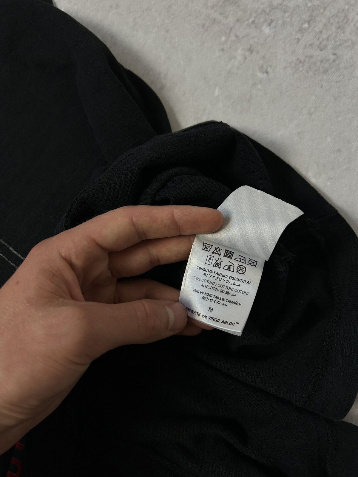 Off-White 💥Off White Virgil Abloh Othello’s Eagle Cut Off Big Logo Tee Size US M / EU 48-50 / 2 - 10 Thumbnail