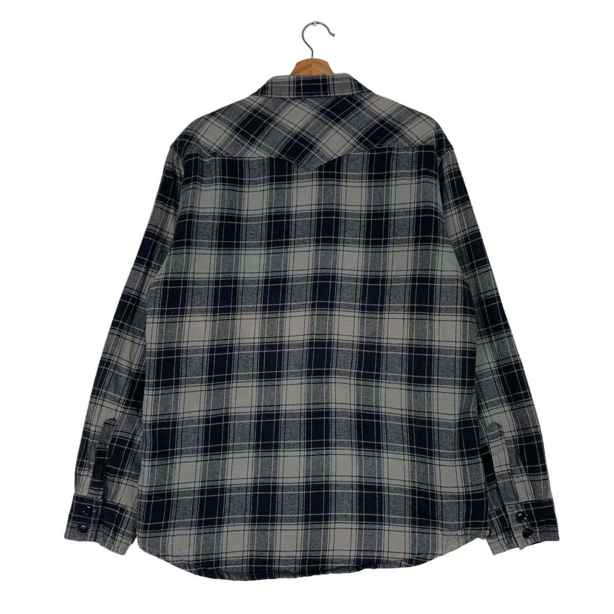 Japanese Brand Vintage KANSAI JEANS Four Pocket Tartan Flannel #0652-C30 Size US L / EU 52-54 / 3 - 7 Thumbnail
