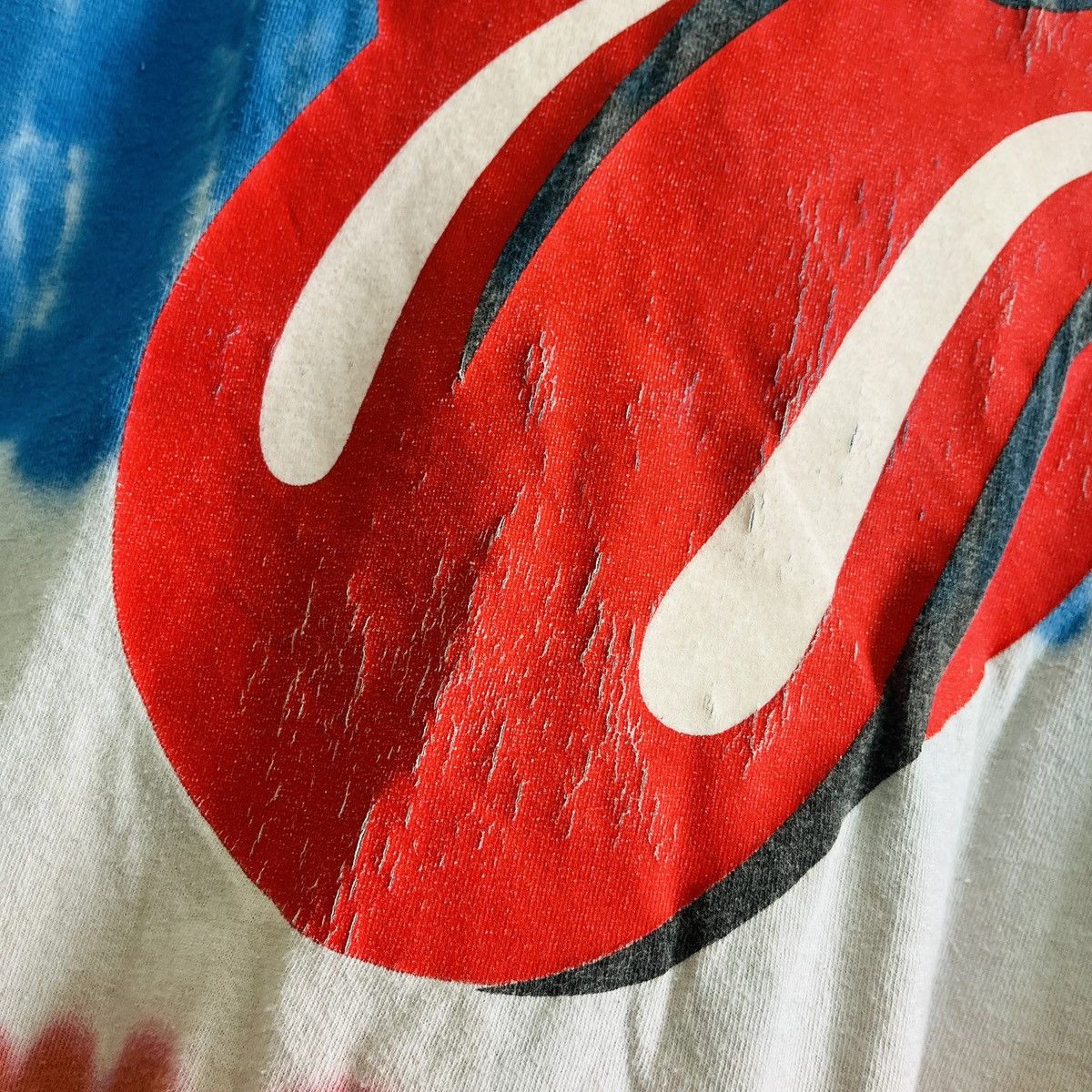 Band Tees × The Rolling Stones The Rolling Stones Concert Tour 2019 Big Logo Tie Dye TShirt Size US M / EU 48-50 / 2 - 9 Thumbnail