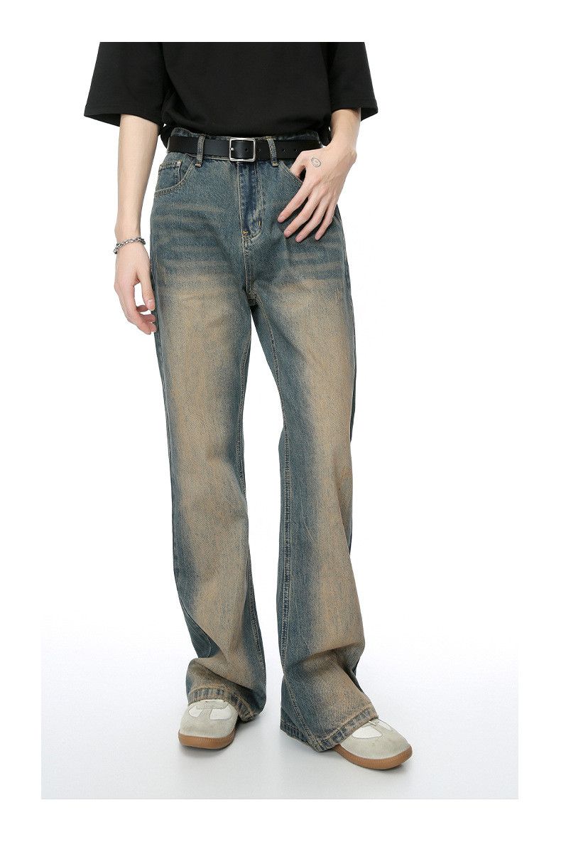 Japanese Brand × Jean Vintage American distressed blue loose flared jeans Size US 32 / EU 48 - 3 Thumbnail