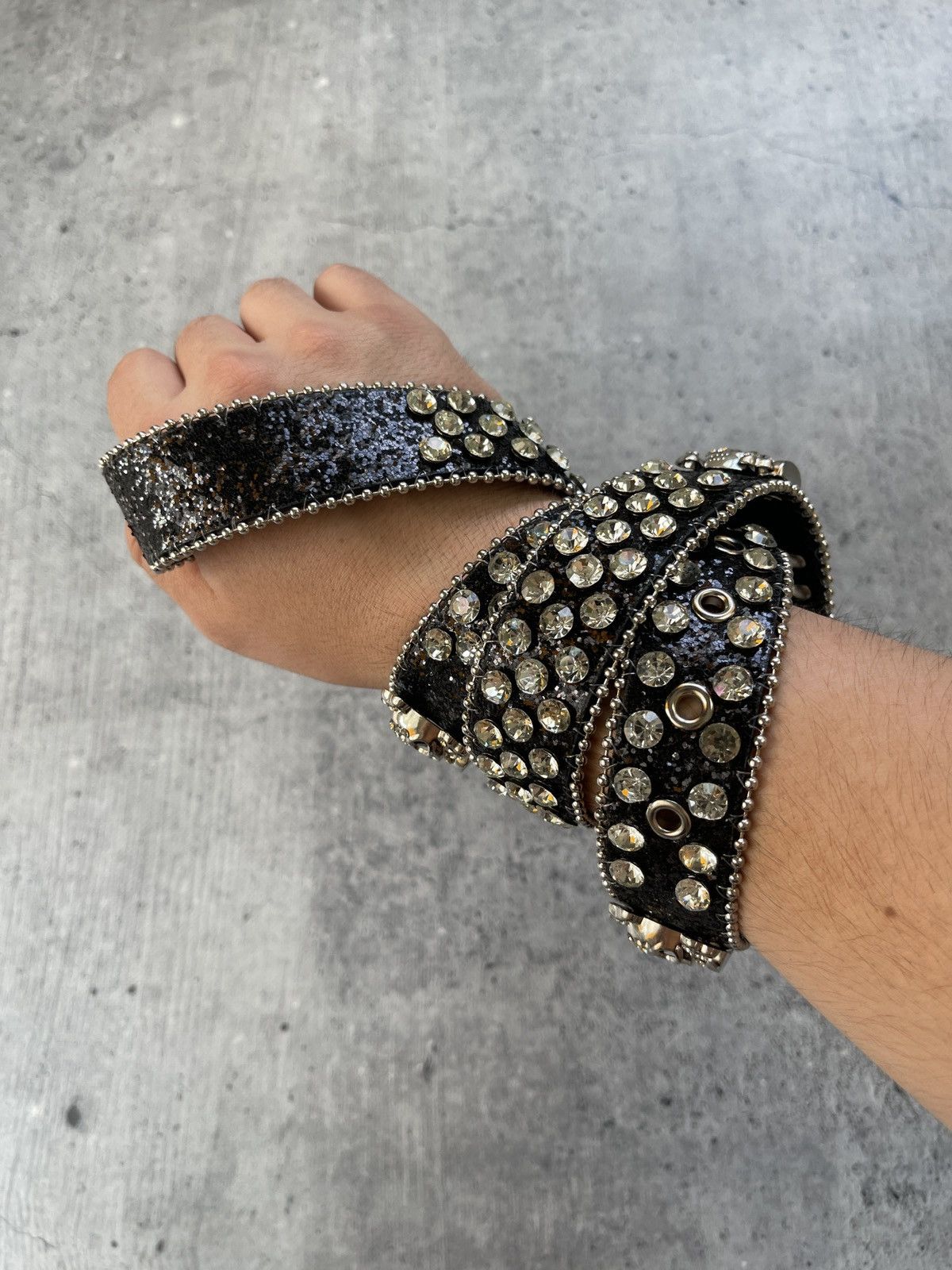 Other Vintage BB Style Crystal Y2K Belt Retro 90s Size ONE SIZE - 3 Thumbnail