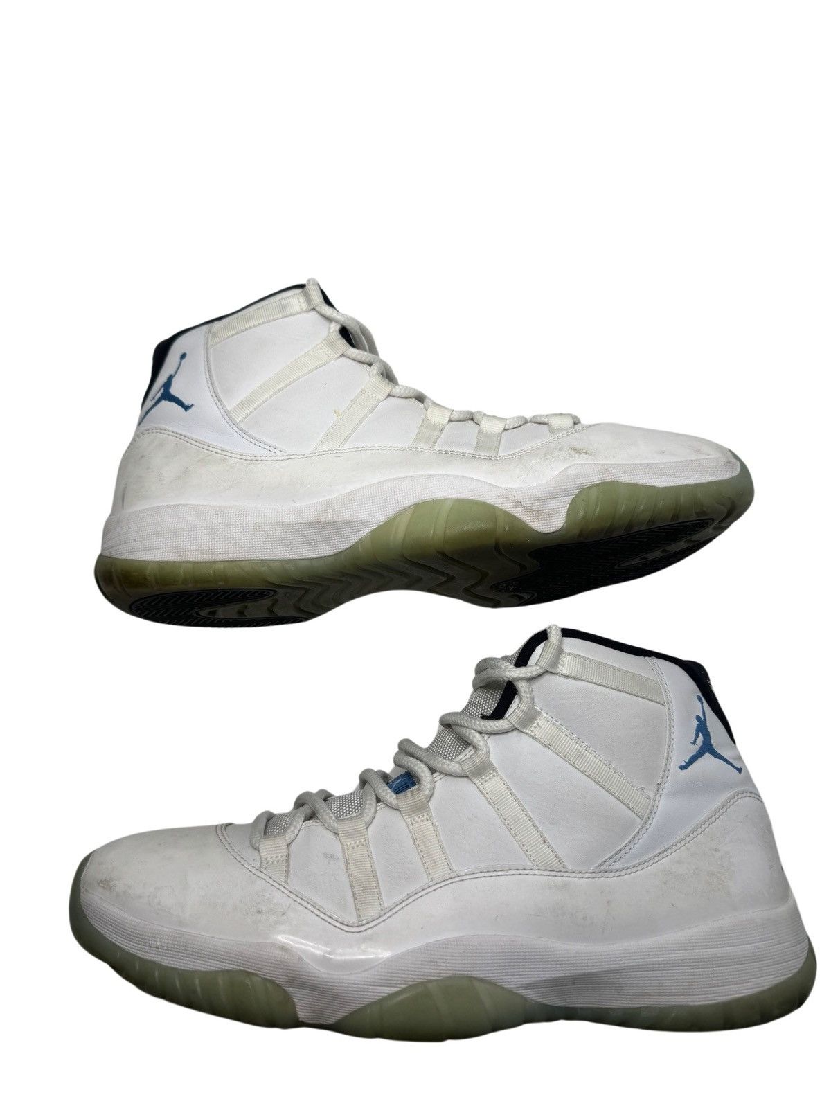 image of Jordan Brand 11 “Legend Blue” Shoes in White, Men's (Size 14)