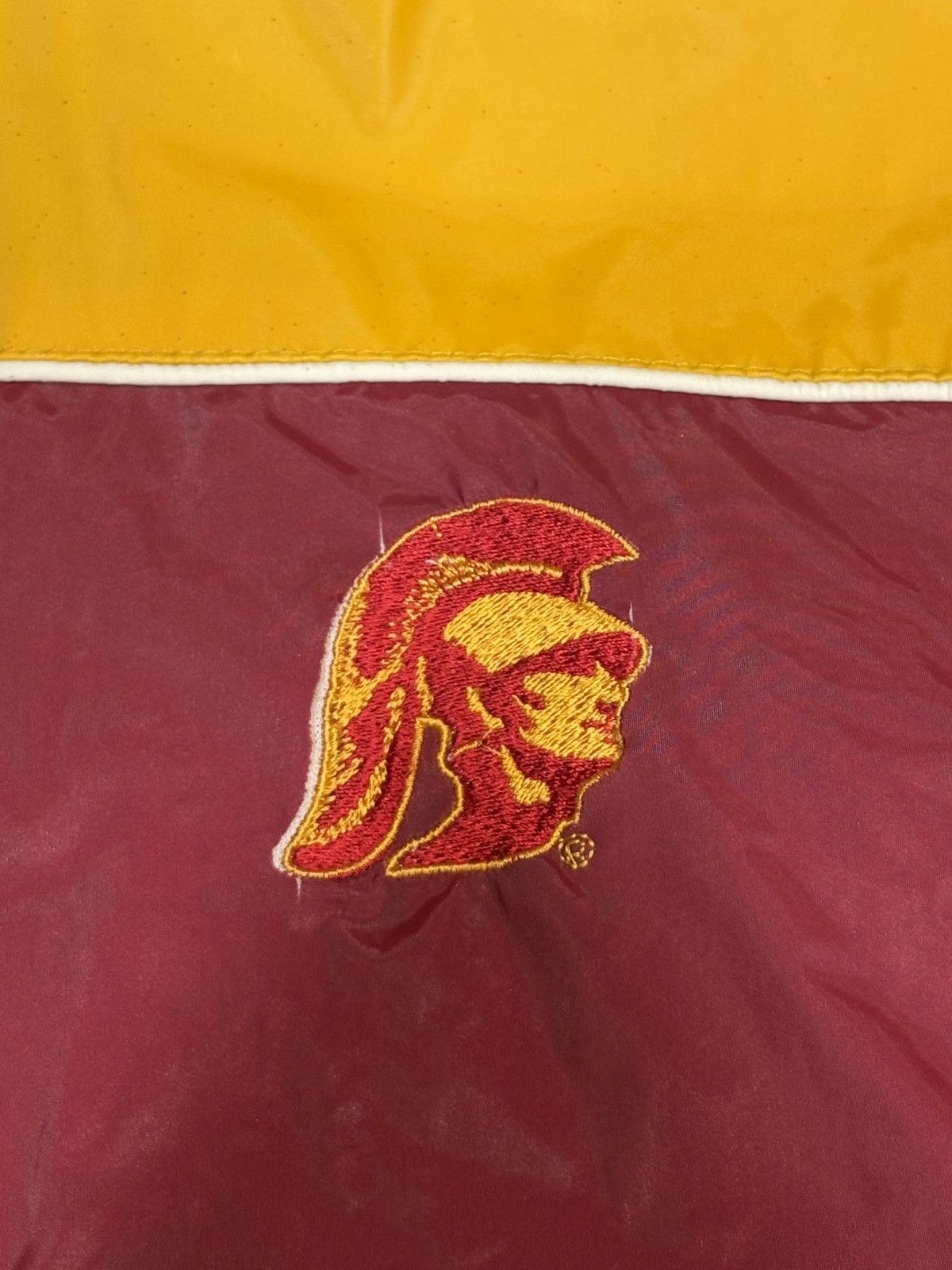 NCAA Vintage 1990s USC Embroidered Windbreaker Size XL 0802 Size US L / EU 52-54 / 3 - 3 Thumbnail