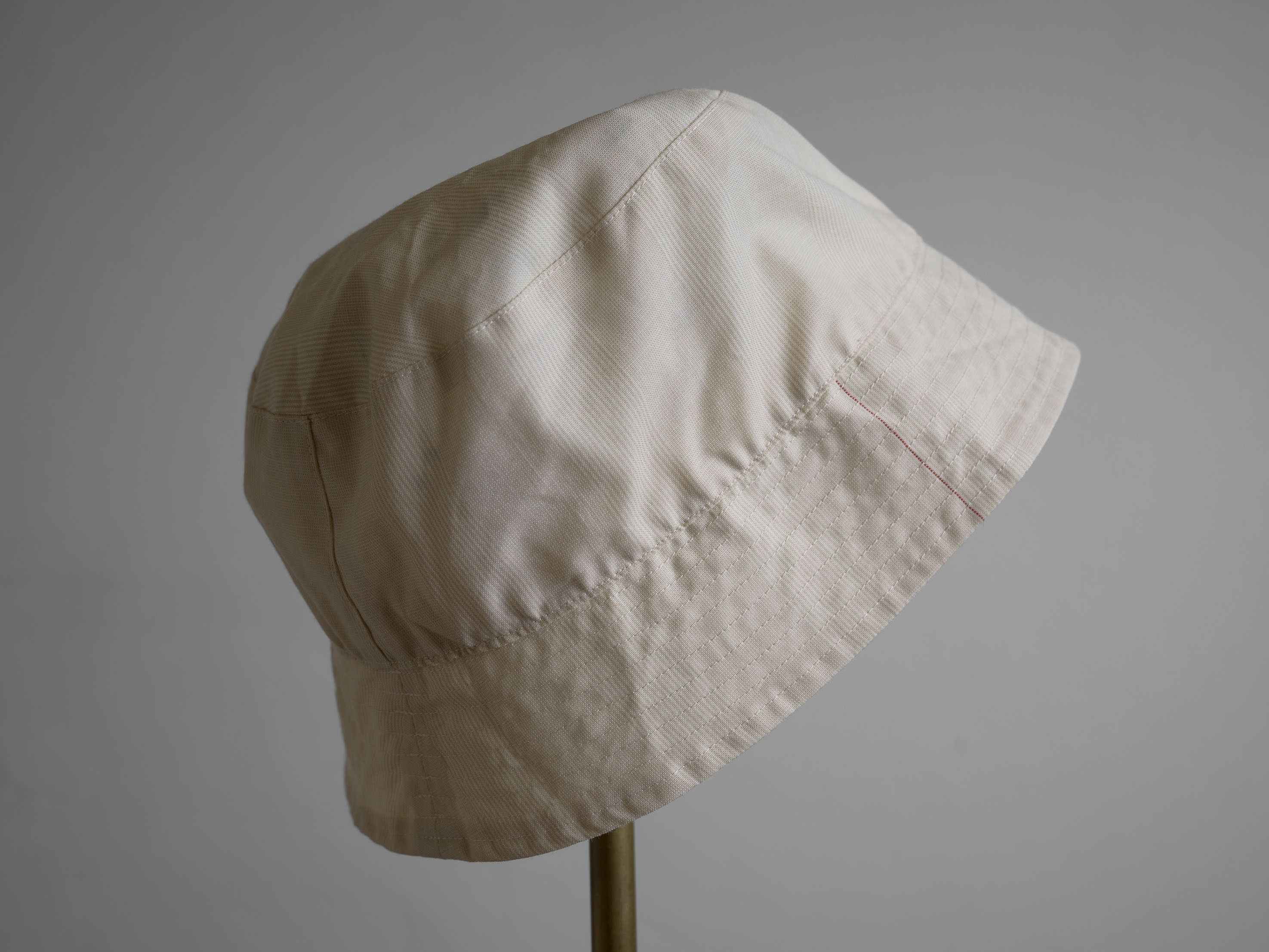 Paul Harnden Shoemakers SS2023 PAUL HARNDEN DUMPSTER HAT WOOL CREAM Size ONE SIZE - 3 Thumbnail