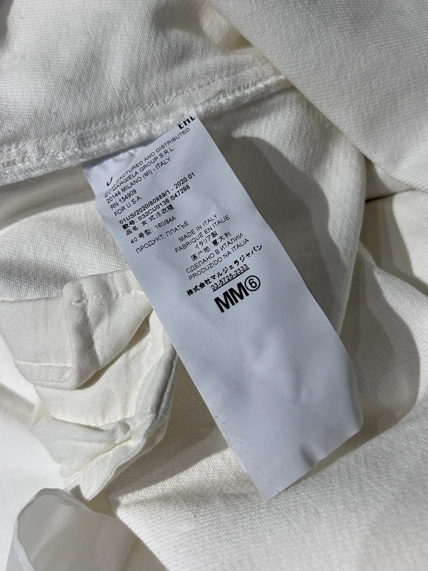 MM6 MM6 Resort 2020 Color Blocked Denim Jacket White 40 Size S / US 4 / IT 40 - 6 Thumbnail