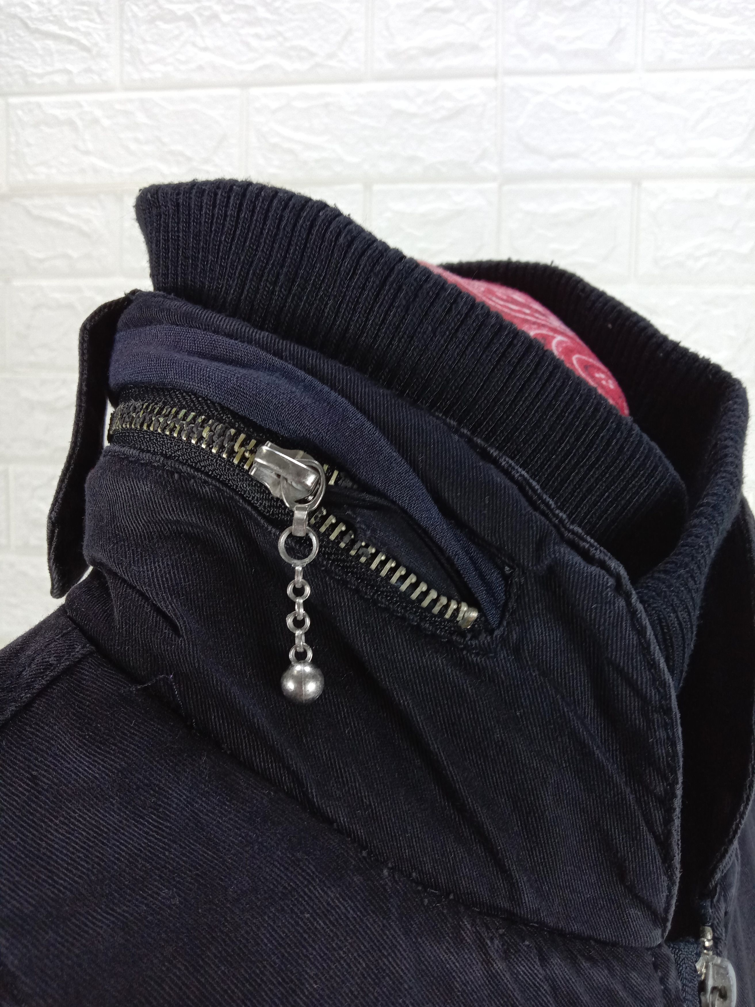 In The Attic Vintage In The Attic Punk Bondage Multi Pocket Black Jacket Size US L / EU 52-54 / 3 - 11 Thumbnail