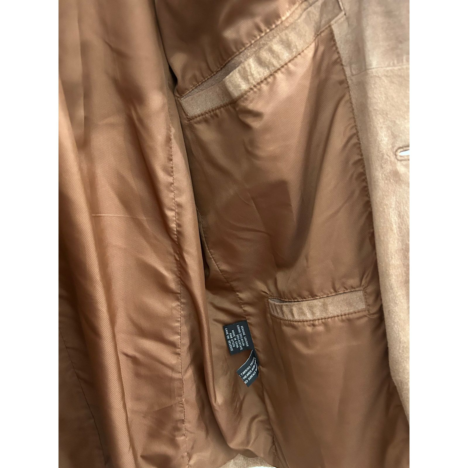 Jones New York Jones New York Blazer Men 42S Camel Brown Leather Suede Size US S / EU 44-46 / 1 - 6 Thumbnail